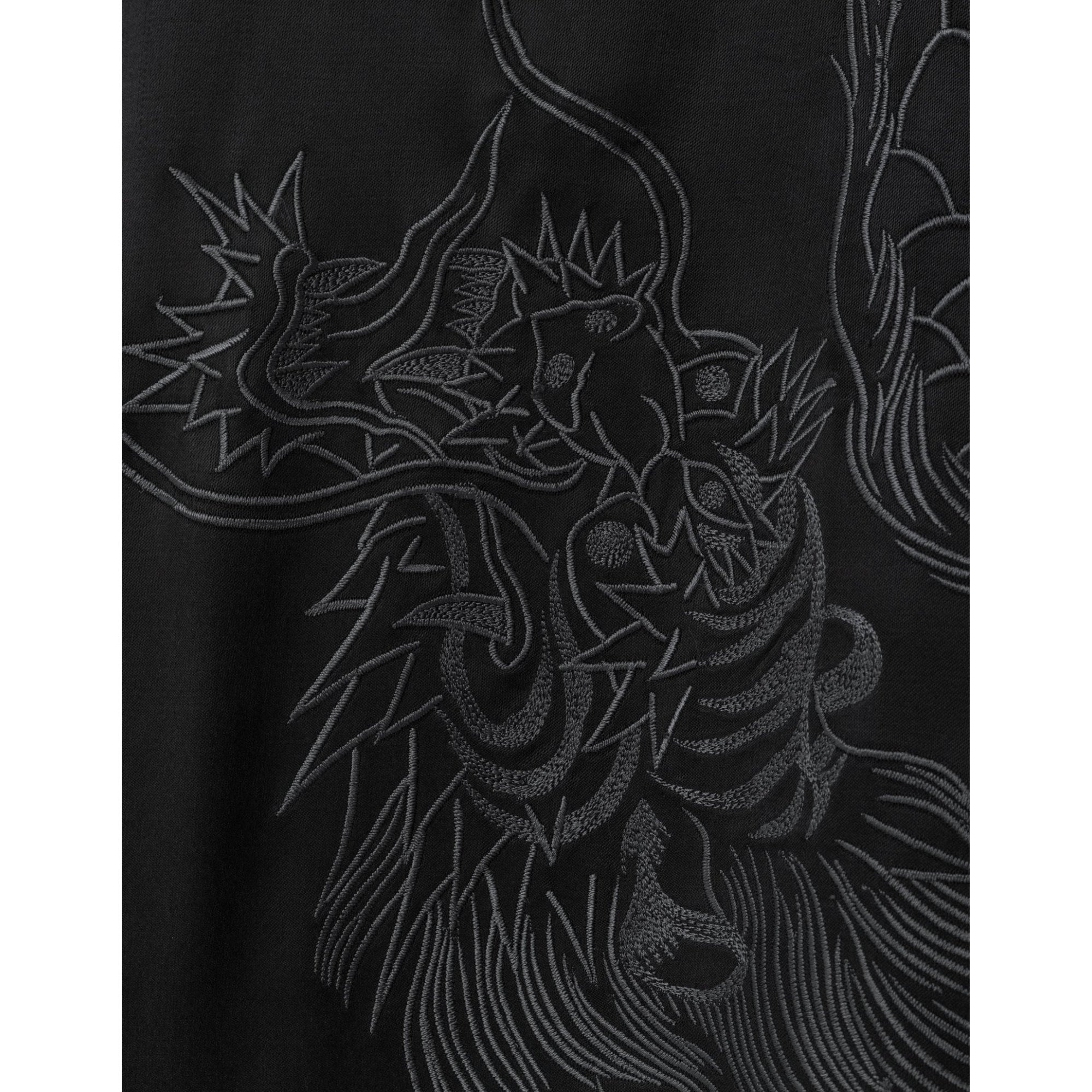 6098 Tiger Dragon Camp Collar Shirt - Image 7