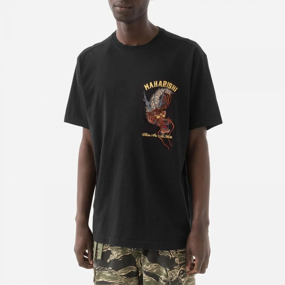 6100 Tour Tiger Dragon T-shirt - Black - Image 4