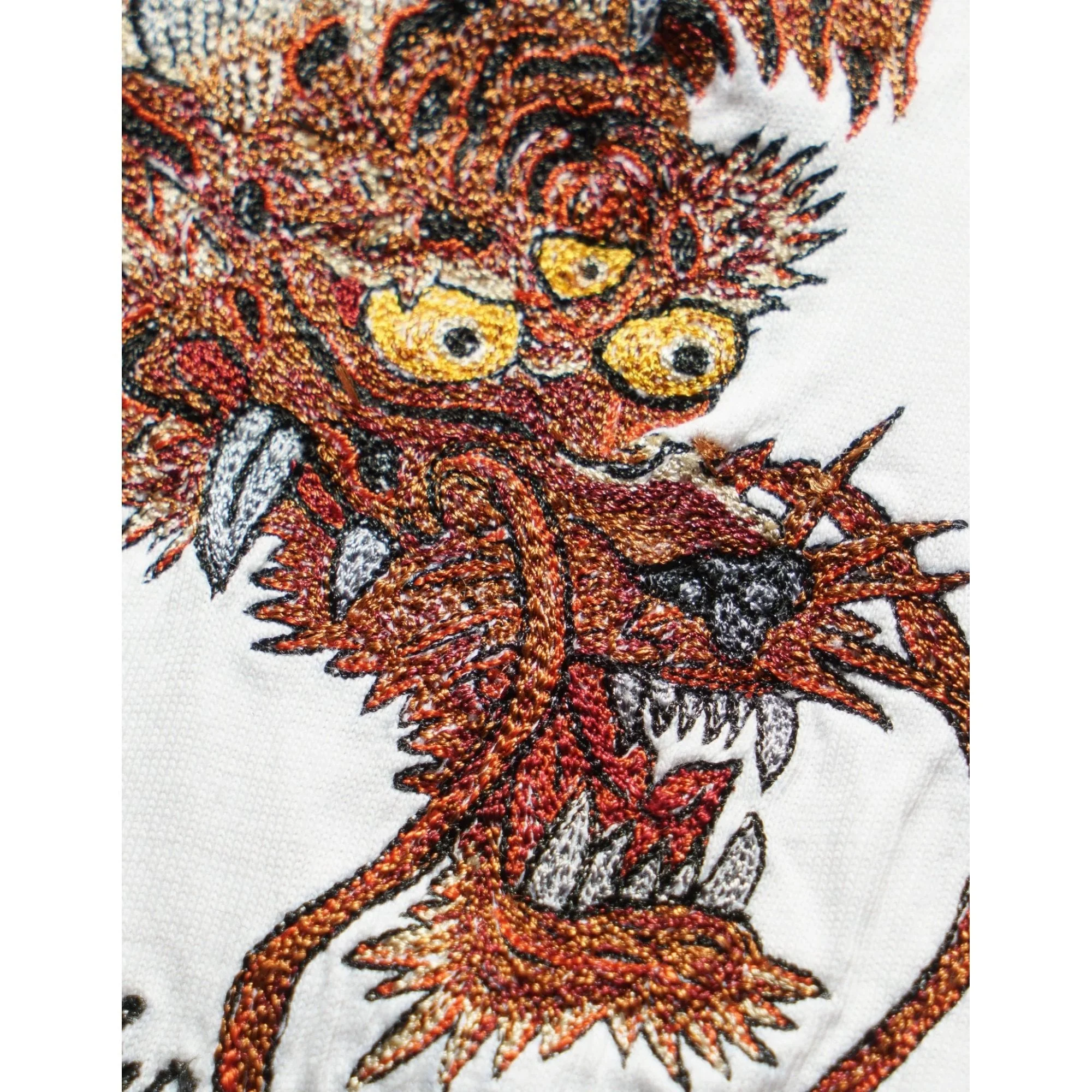 6100 Tour Tiger Dragon T-shirt - White - Image 3