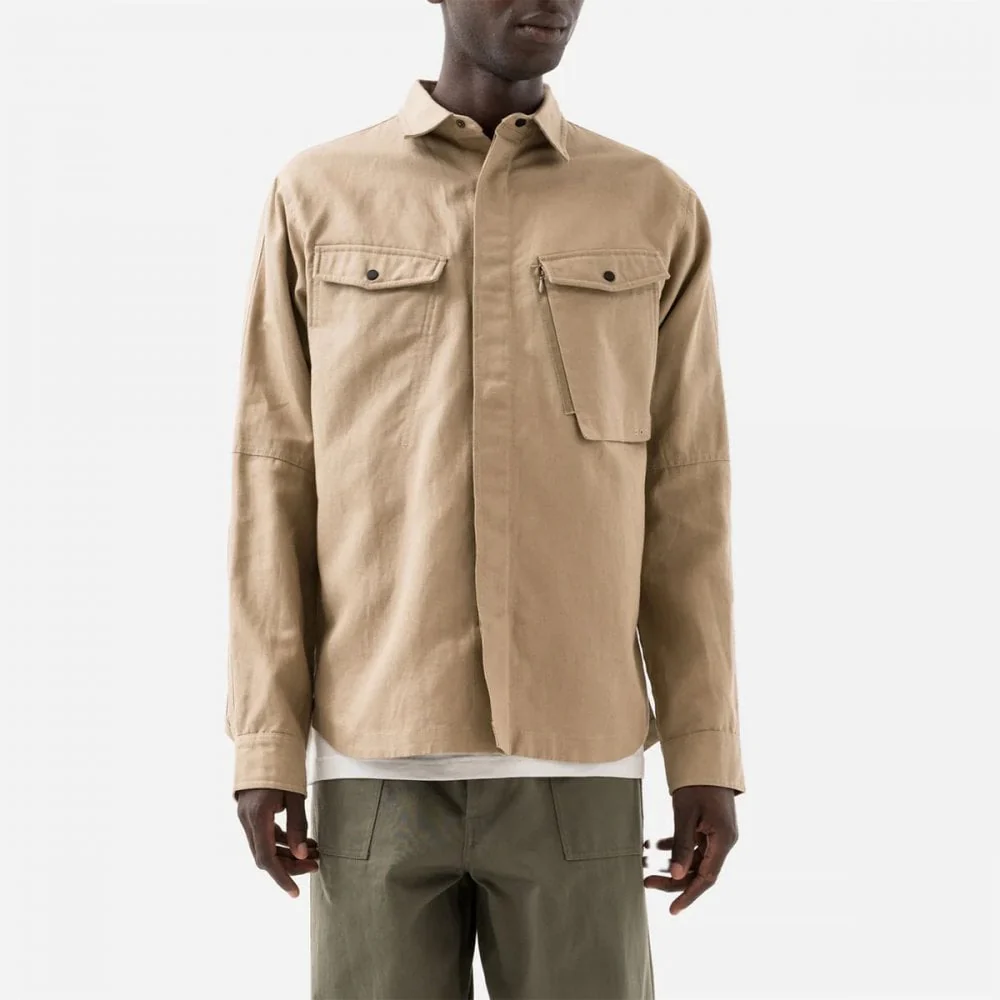 7028 Miltype Organic Custom Shirt - Sand - Image 2