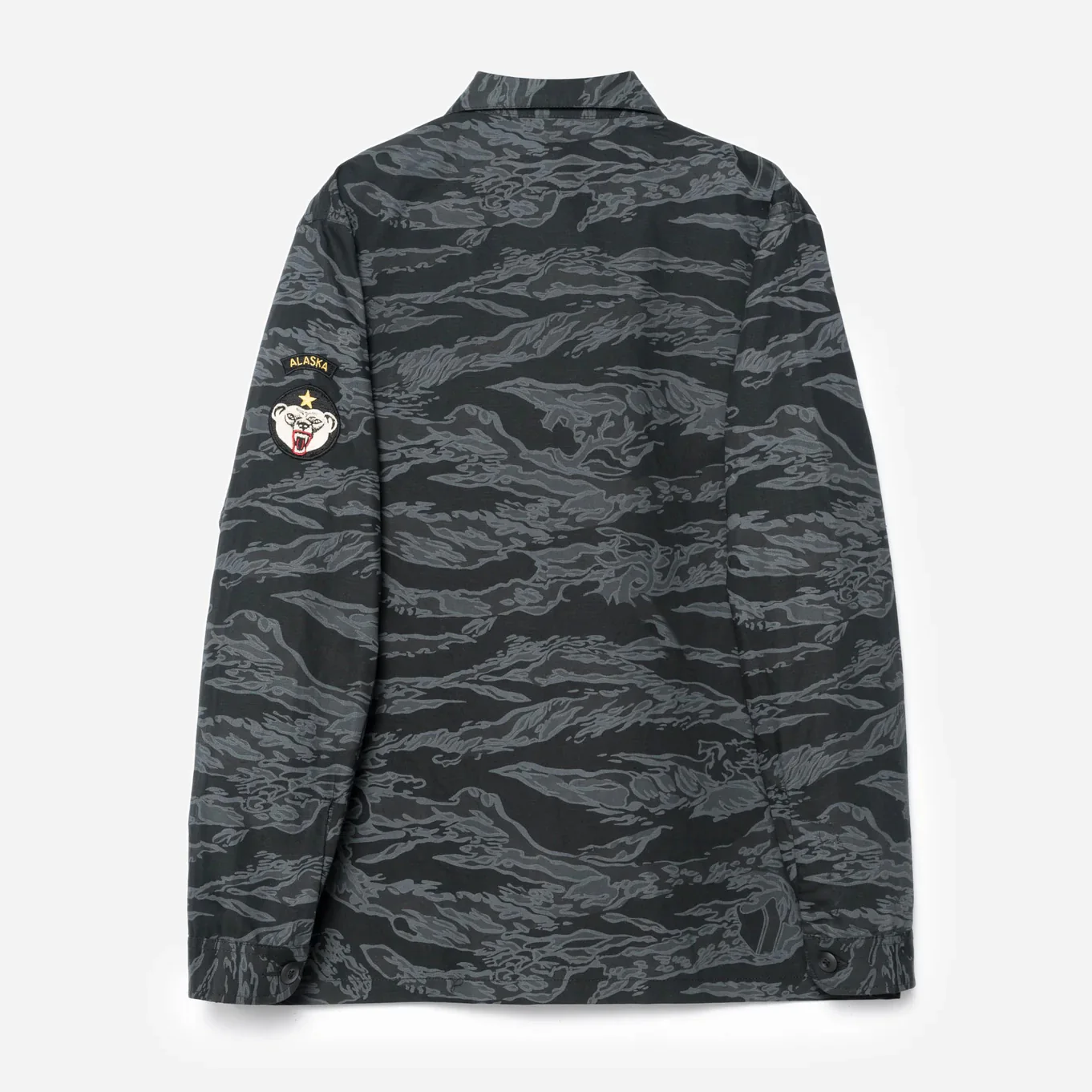 7147 Bonsai Tigerstripe L/S Utility Shirt Subdued Night - Image 2