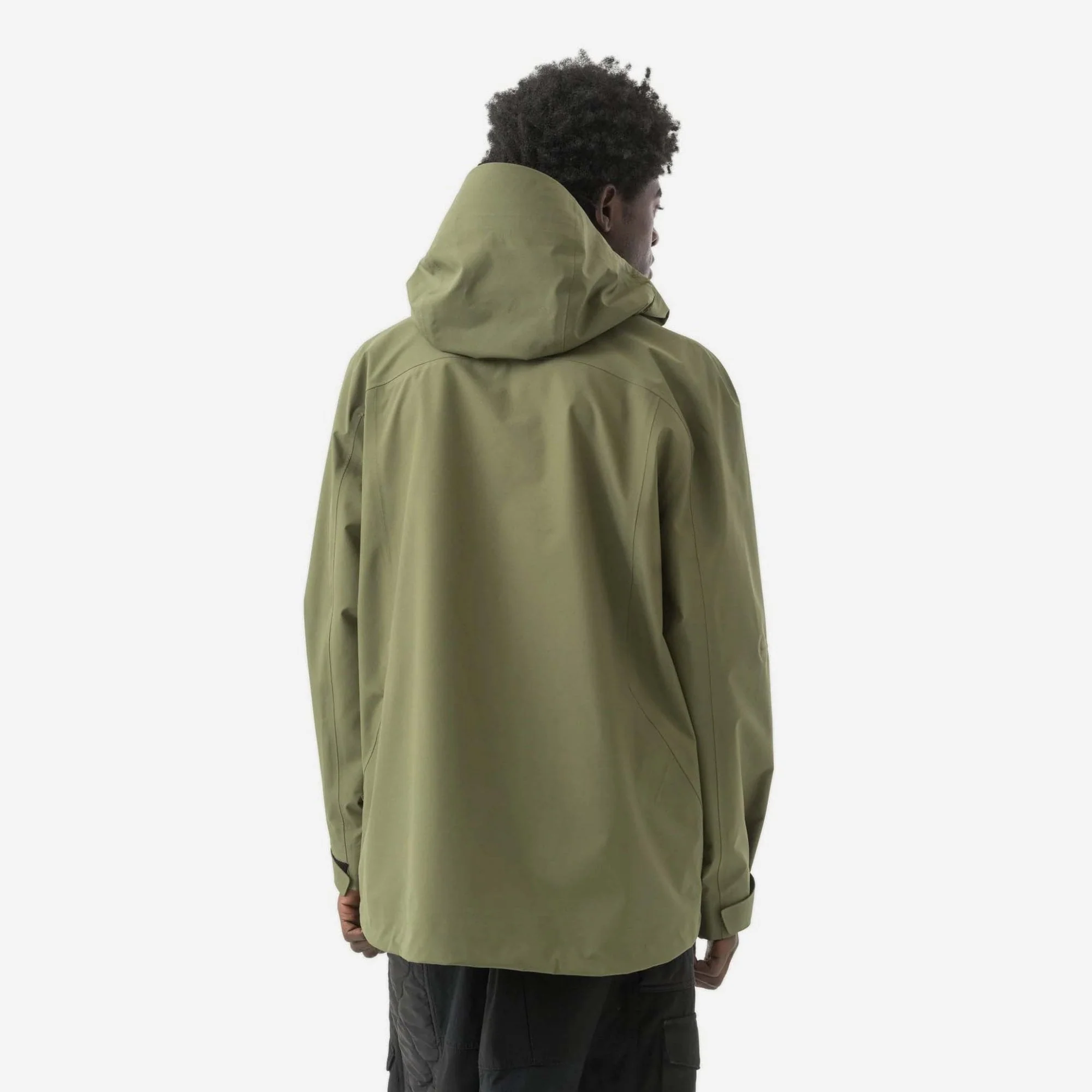 7185 Waterproof 3L Asym Storm Parka - Olive - Image 5