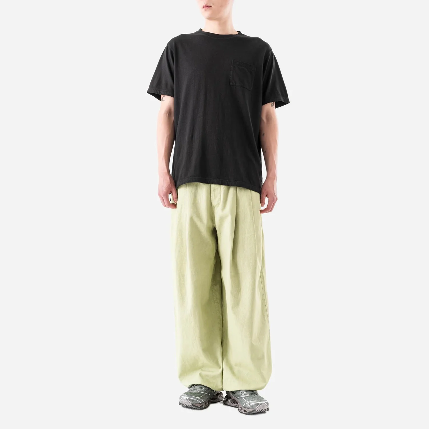 7209 Cotton Hemp SS T-Shirt - Black - Image 5