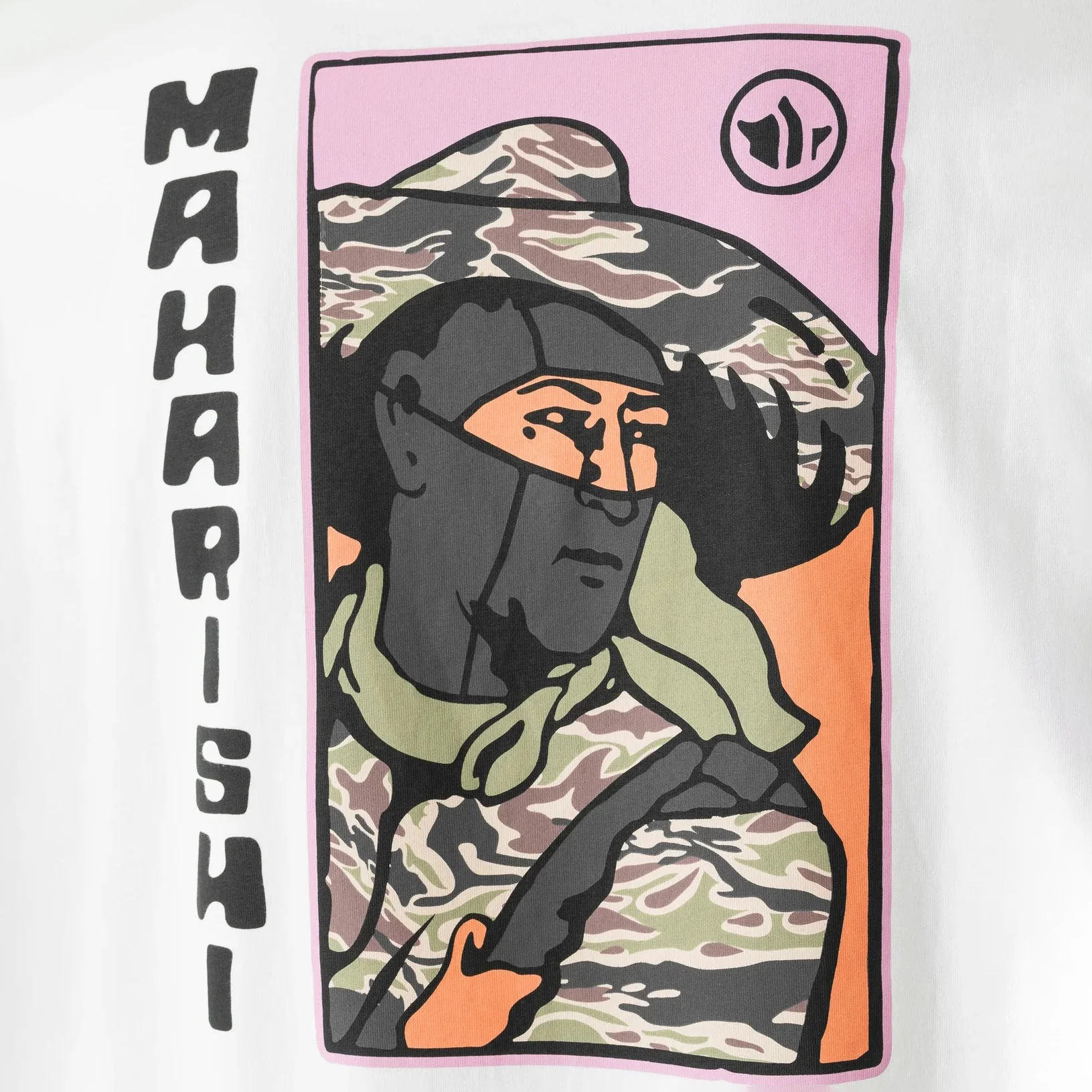 7262 Japanese Menko Card T-Shirt - White - Image 6