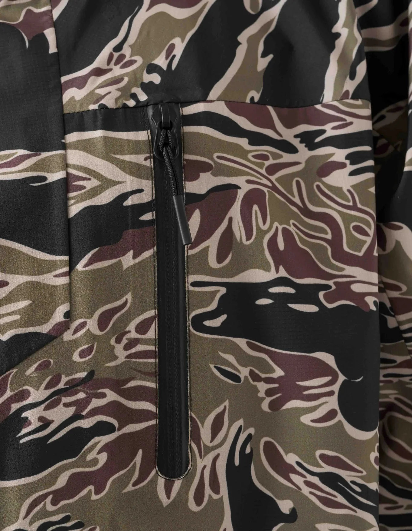 7274 Bonsai Tigerstripe Asym Parka - Woodland - Image 11