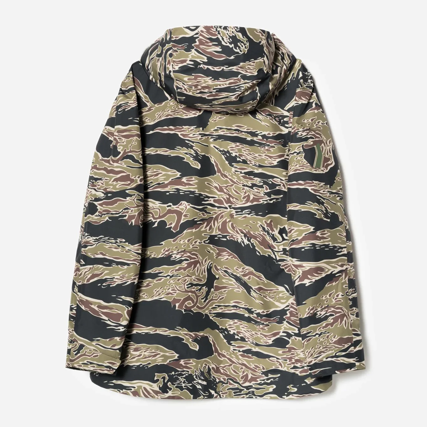 7274 Bonsai Tigerstripe Asym Parka - Woodland - Image 3