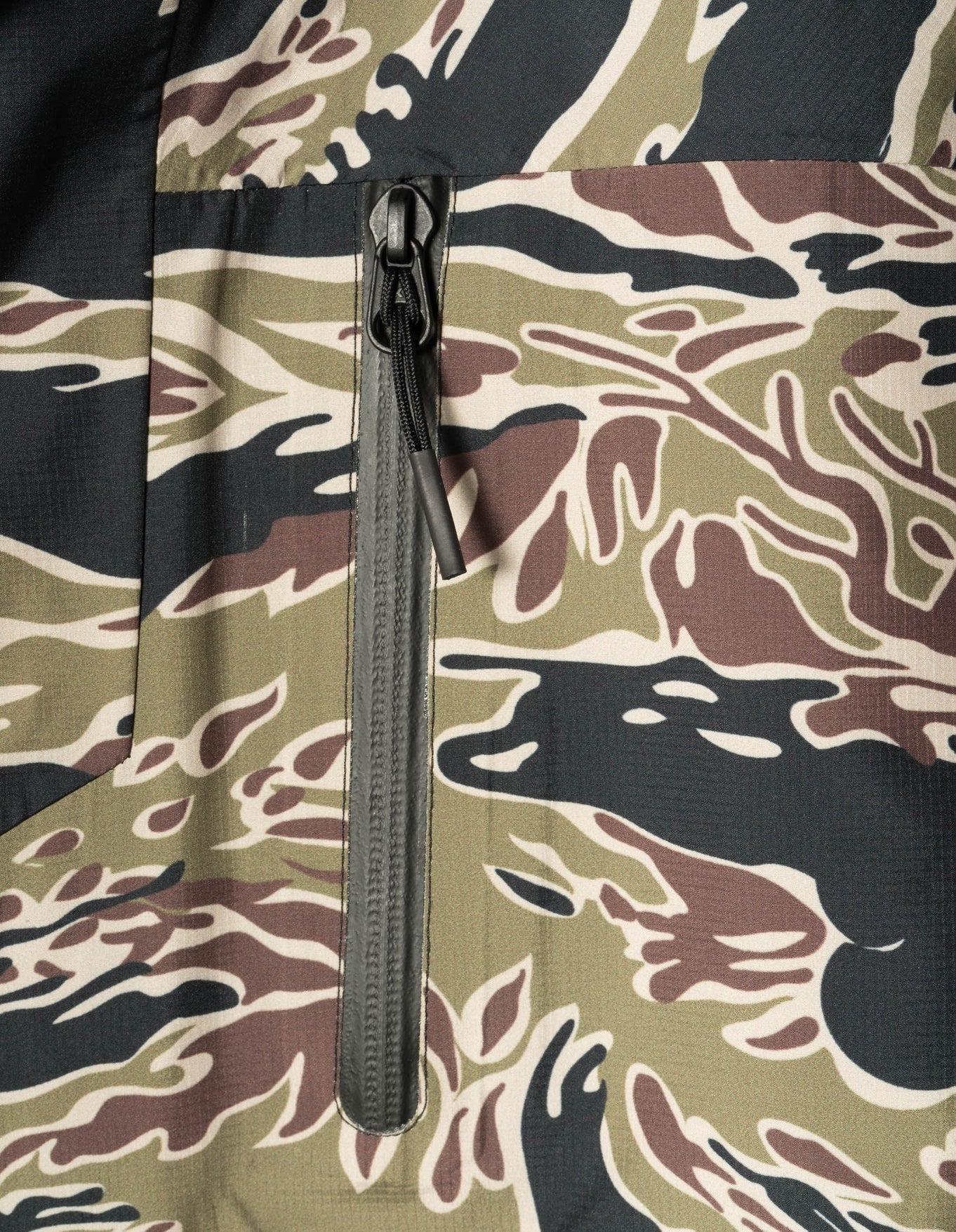 7274 Bonsai Tigerstripe Asym Parka - Woodland - Image 7