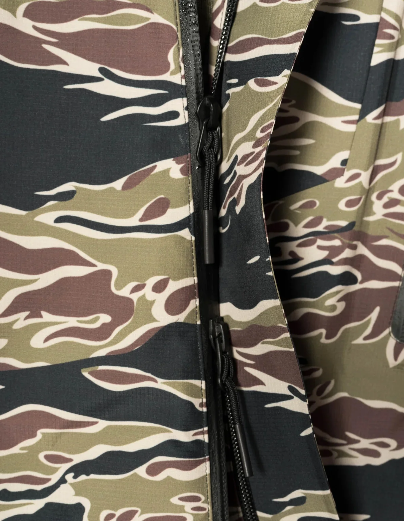 7274 Bonsai Tigerstripe Asym Parka - Woodland - Image 8