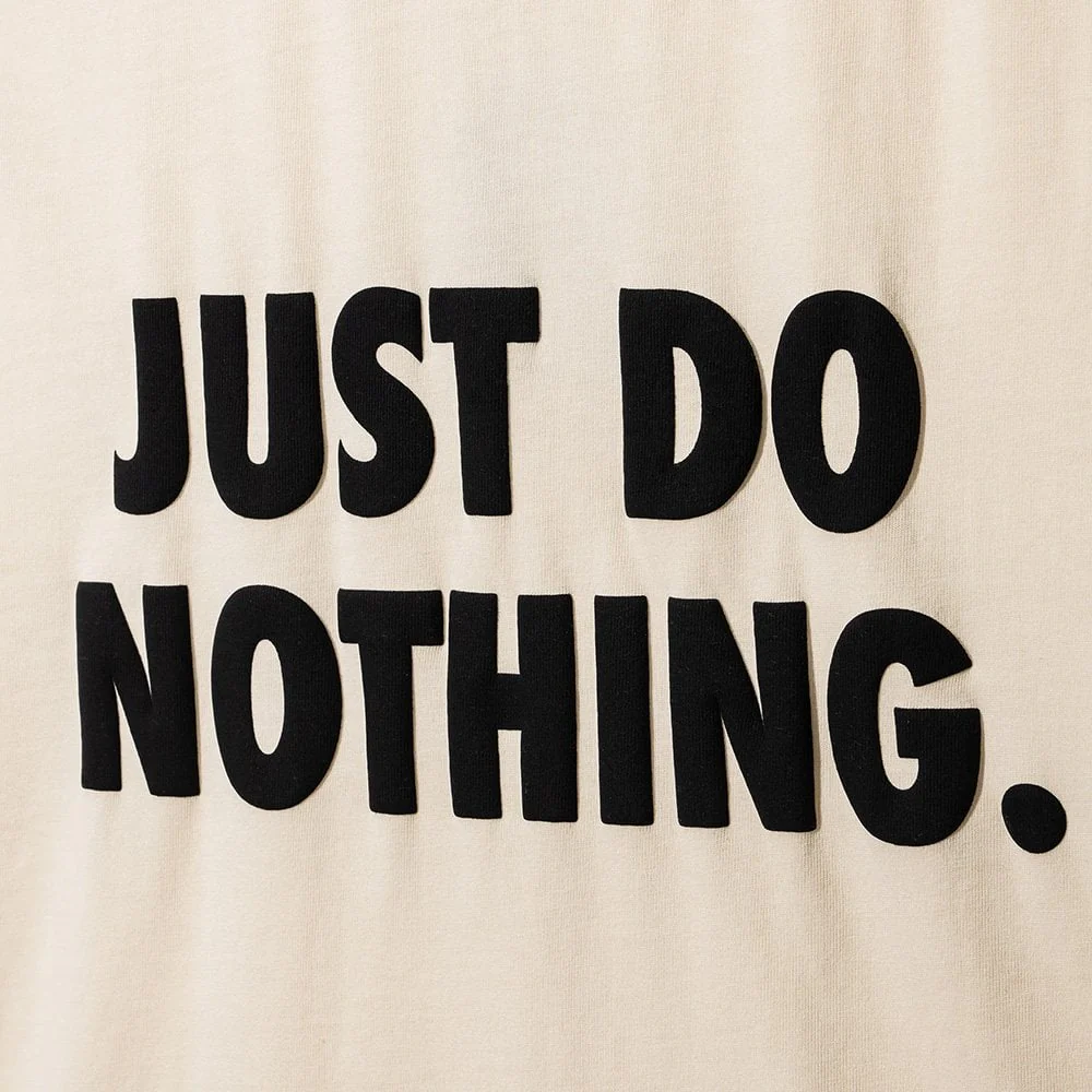 Just Do Nothing T-shirt - Ecru - Image 3