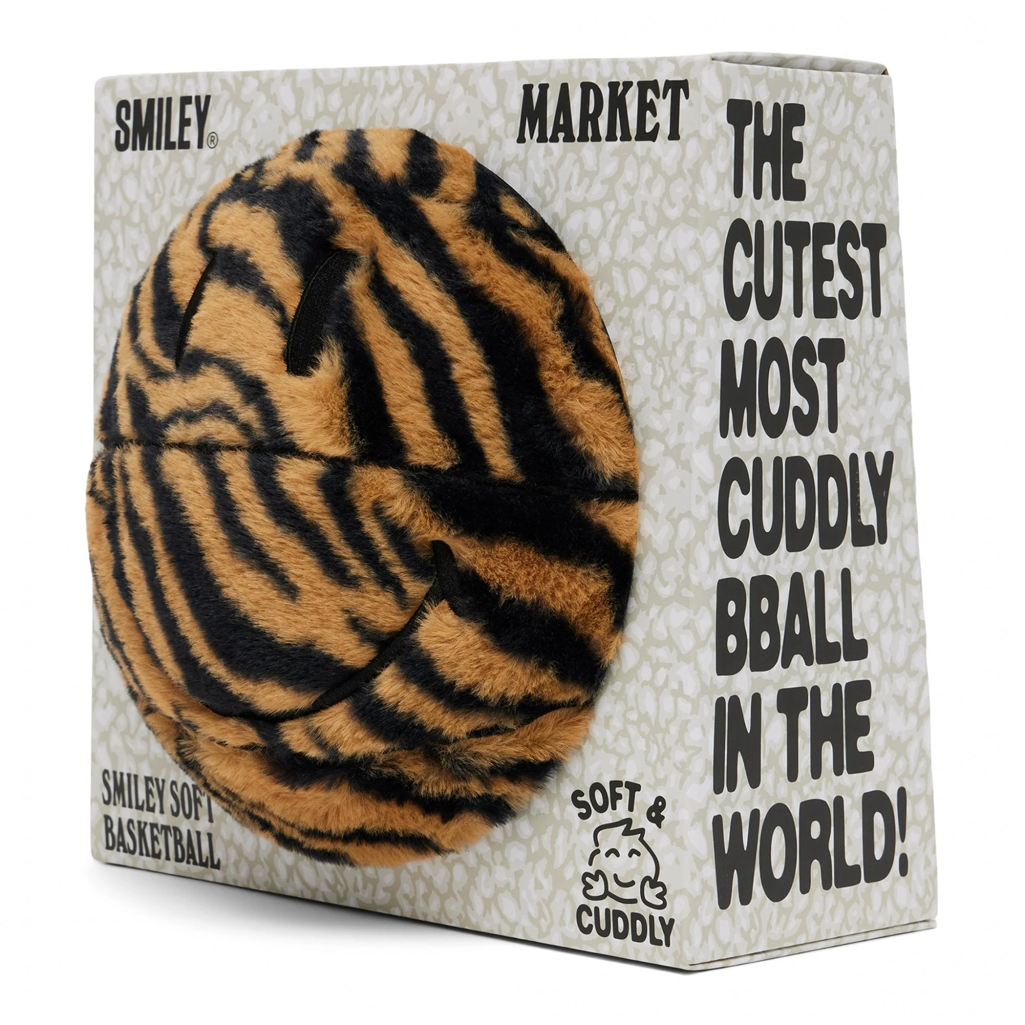 SMILEY® Market Tiger Plush Basketball - Image 3