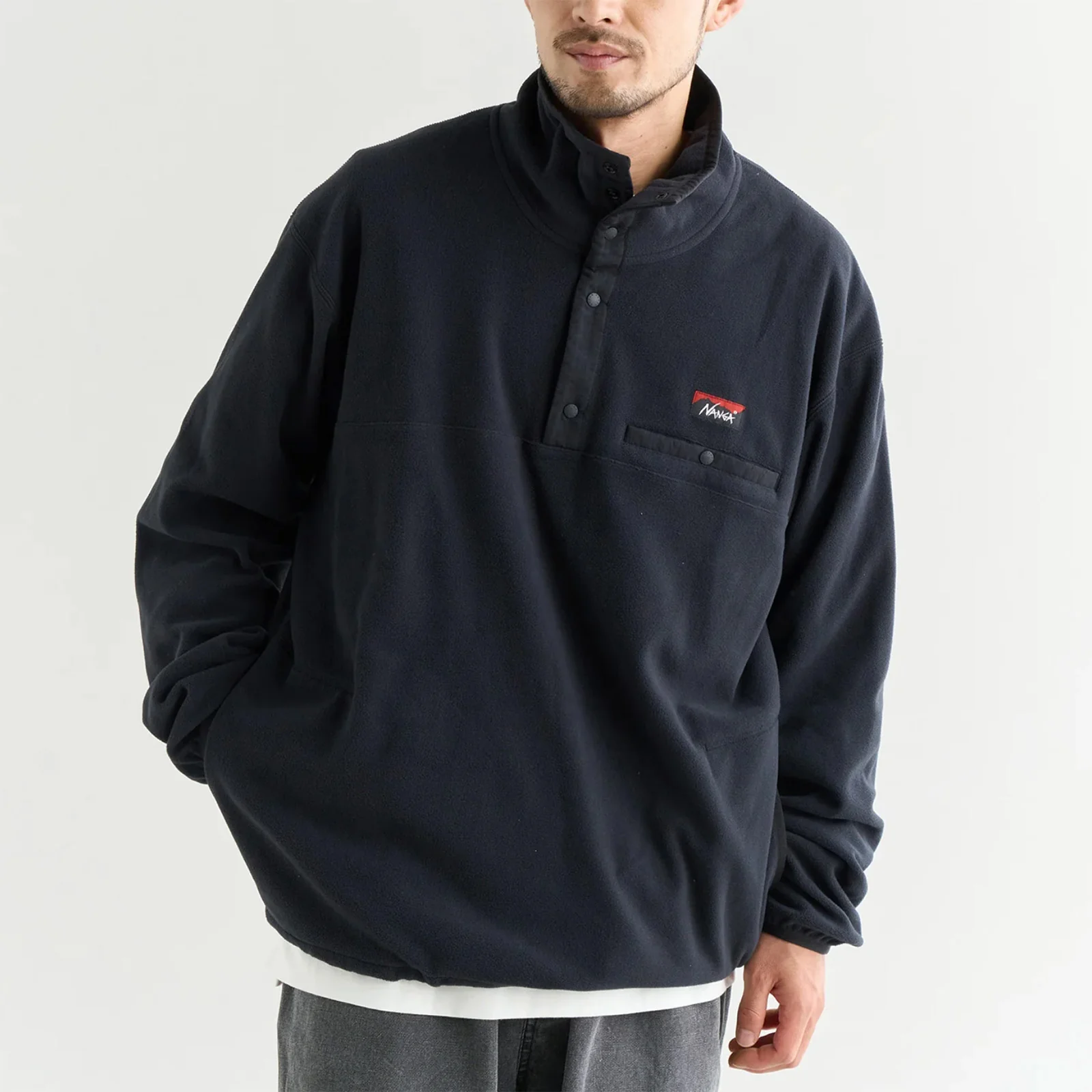 Air Warm Fleece Top - Black - Image 2