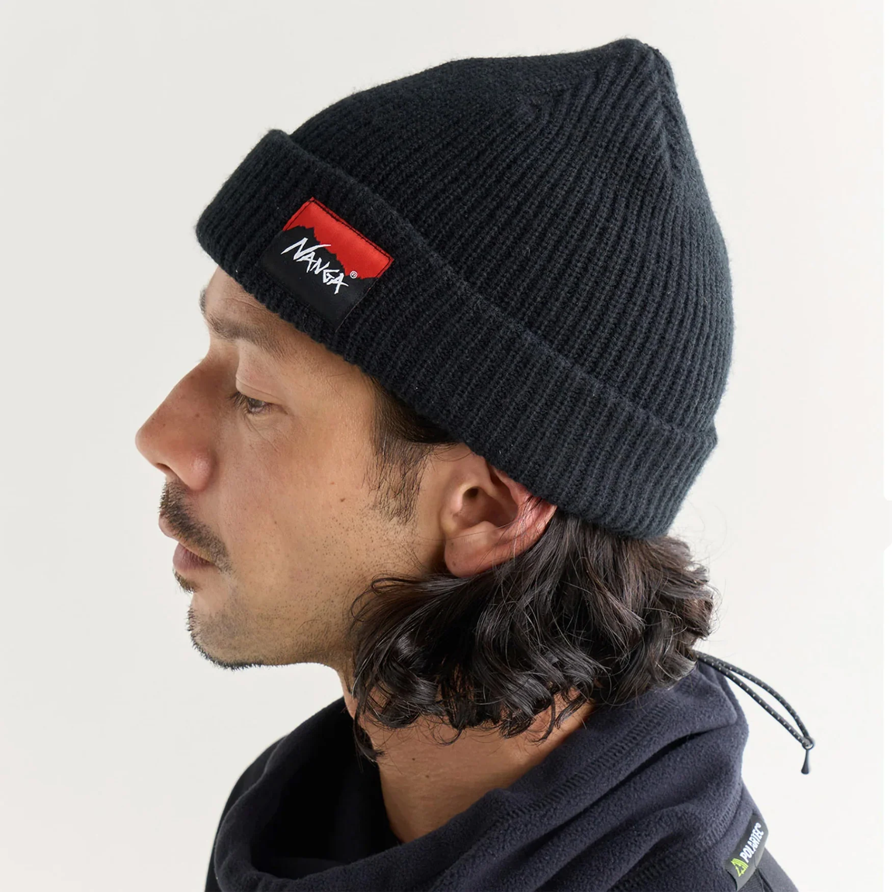 Box Logo Bulky Beanie - Black - Image 2