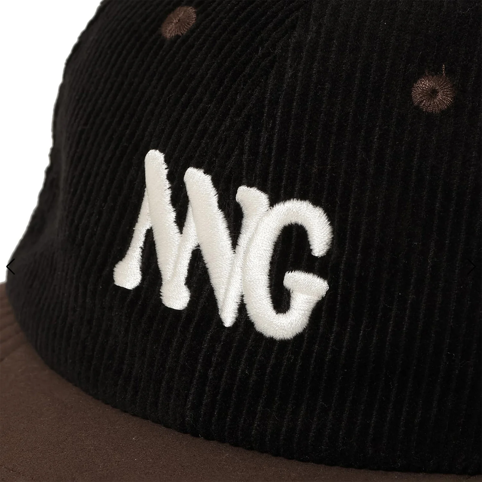 Corduroy NNG Logo Cap - Black - Image 5