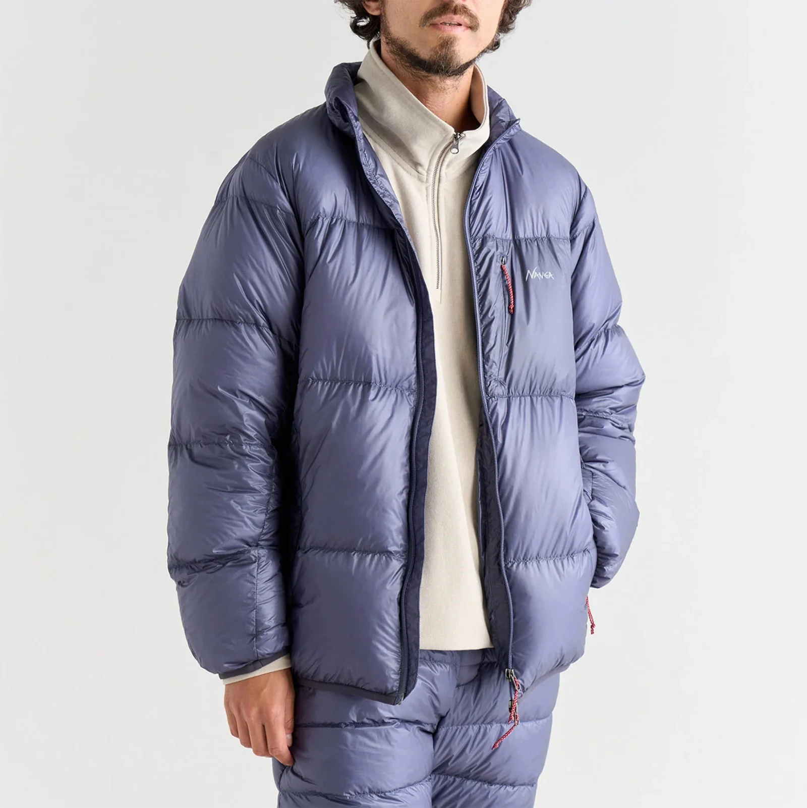 Mountain Lodge Down Jacket - Airforce Blue - Image 4