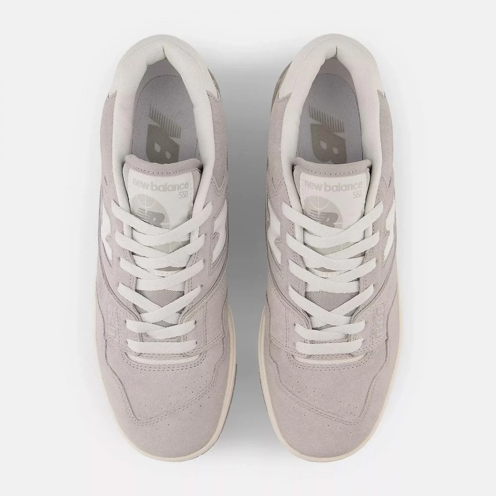 550 Suede - Concrete / White - BB550VNB - Image 3