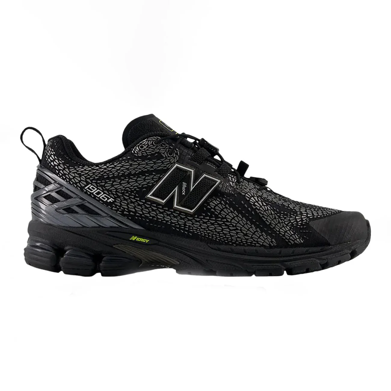 1906F - Black with White and Alkaline Green - U19068PN