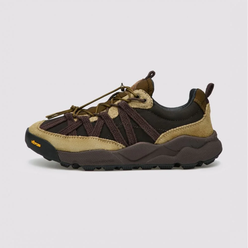 Nicholas Daley X Flower Mountain Iwano 2 Uni, Suede / Technical Fabric - Green / Brown