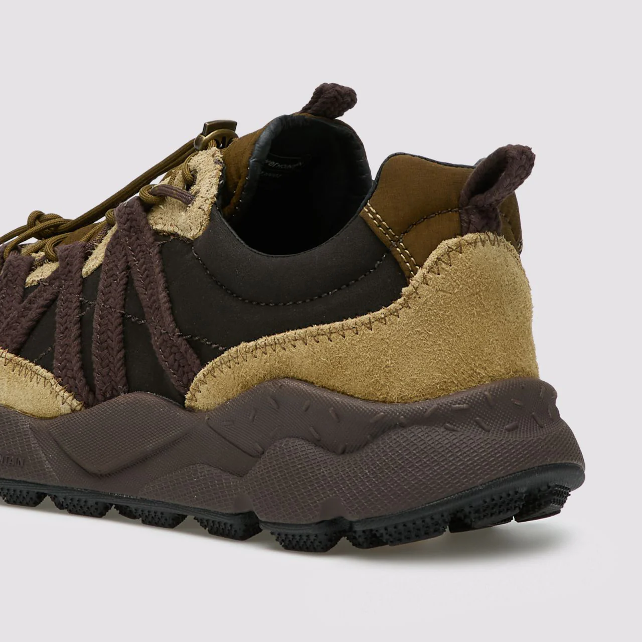 Nicholas Daley X Flower Mountain Iwano 2 Uni, Suede / Technical Fabric - Green / Brown - Image 3