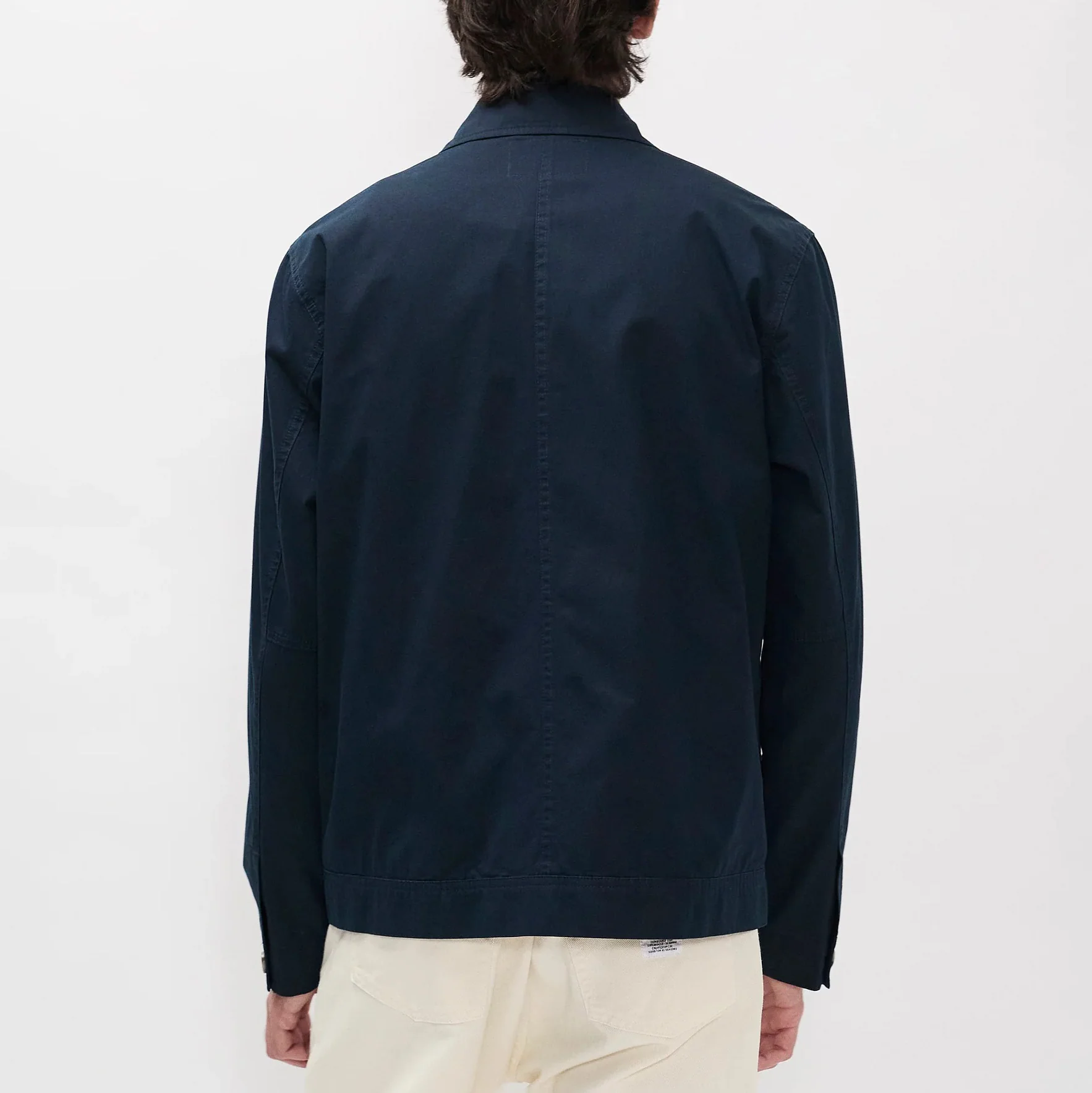 Arresskov Compact Cotton Overshirt - Dark Navy - Image 4