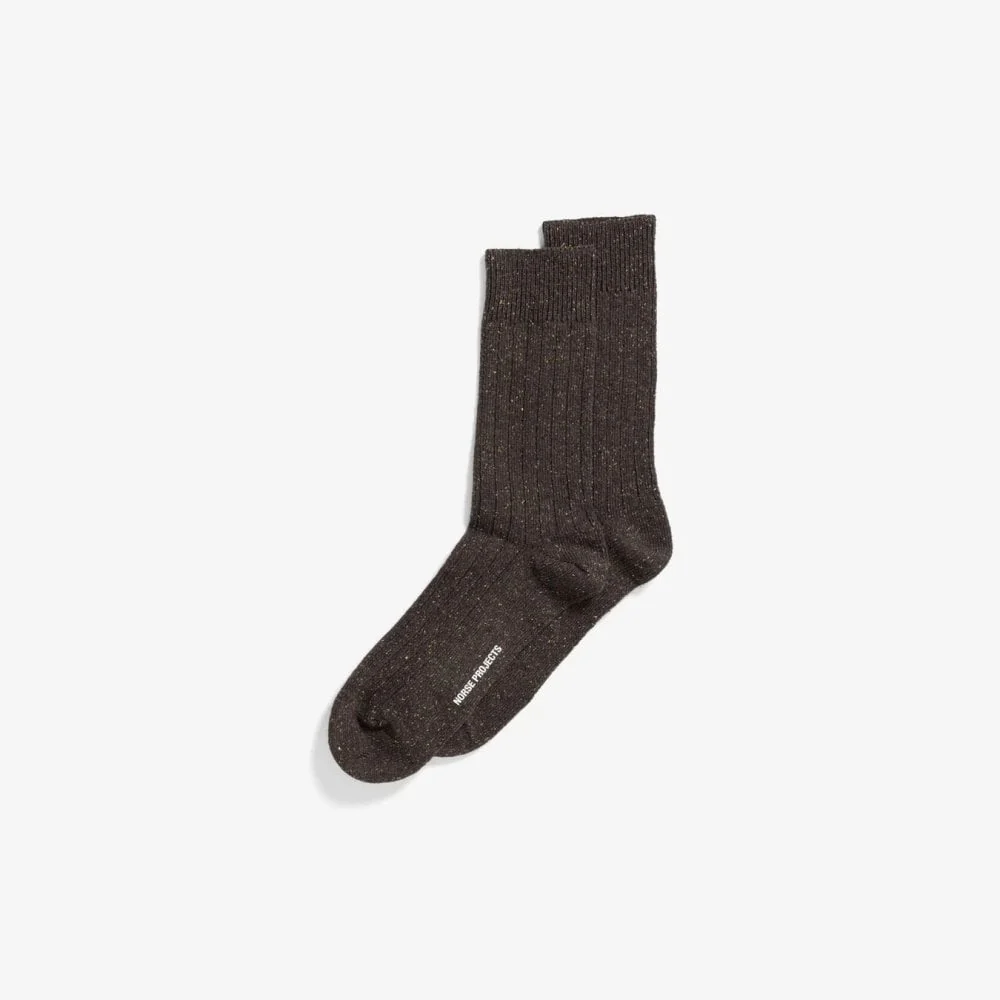Bjarki Neps Socks - Espresso - Image 3