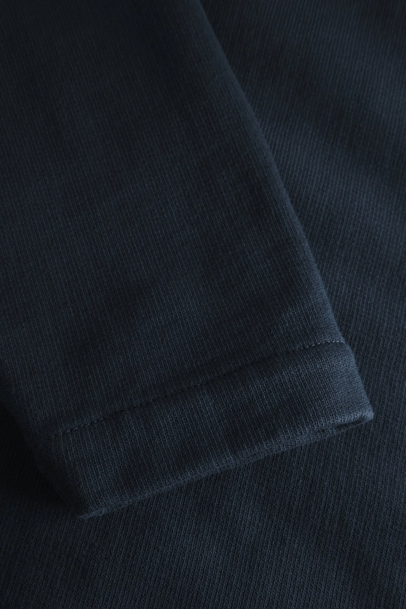 Bjorn Relaxed Organic Loopback Track Jacket - Dark Navy - Image 5