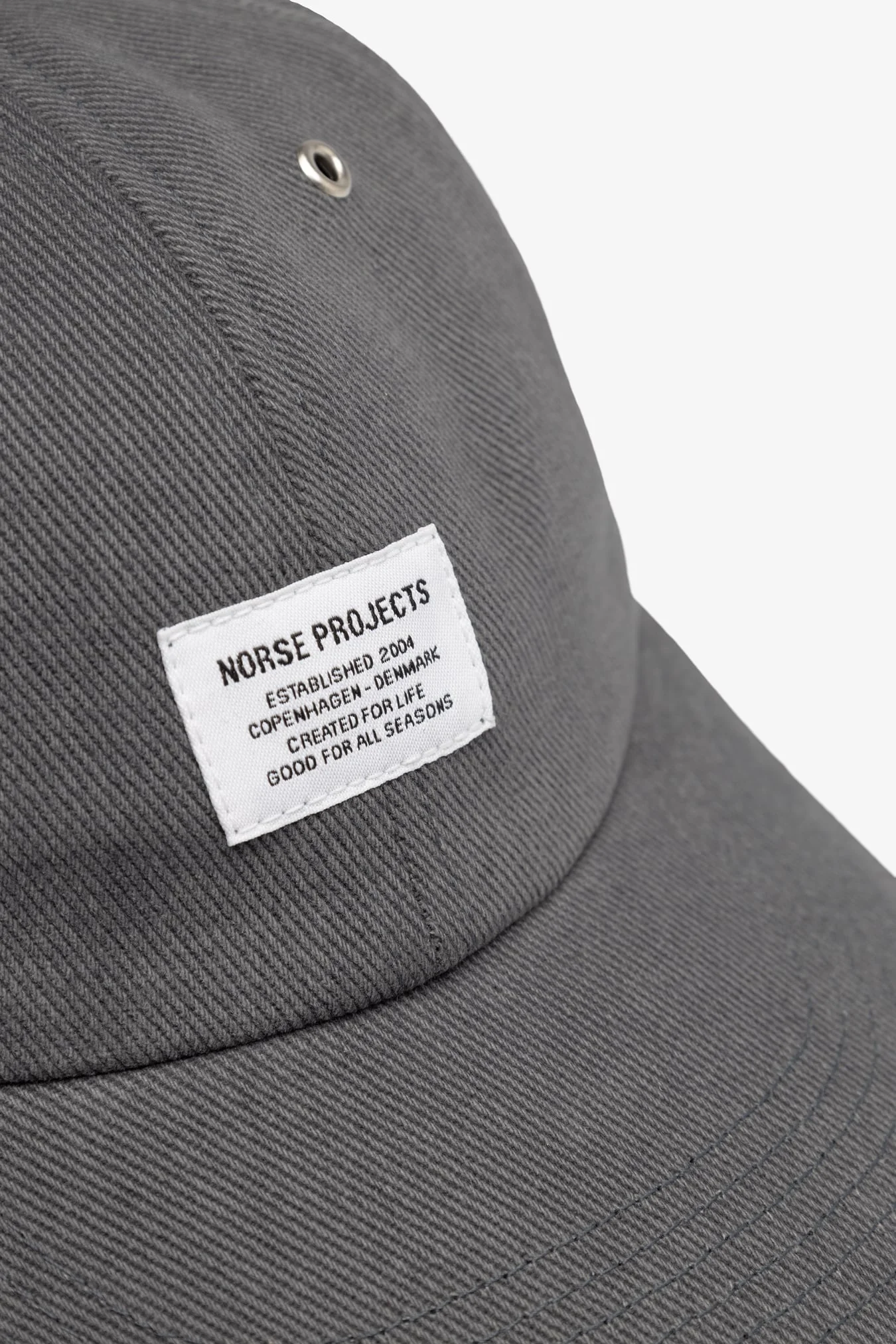 Bull Twill Denim 6-Panel Cap - Graphite - Image 2