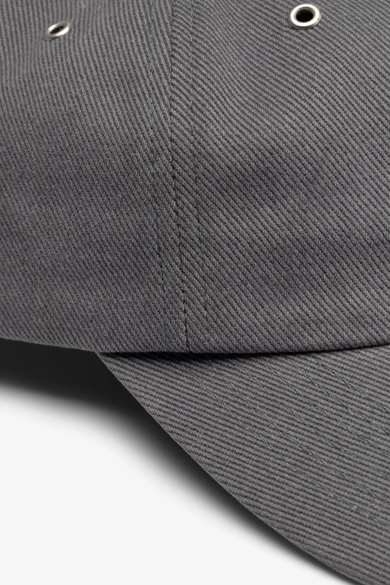 Bull Twill Denim 6-Panel Cap - Graphite - Image 4