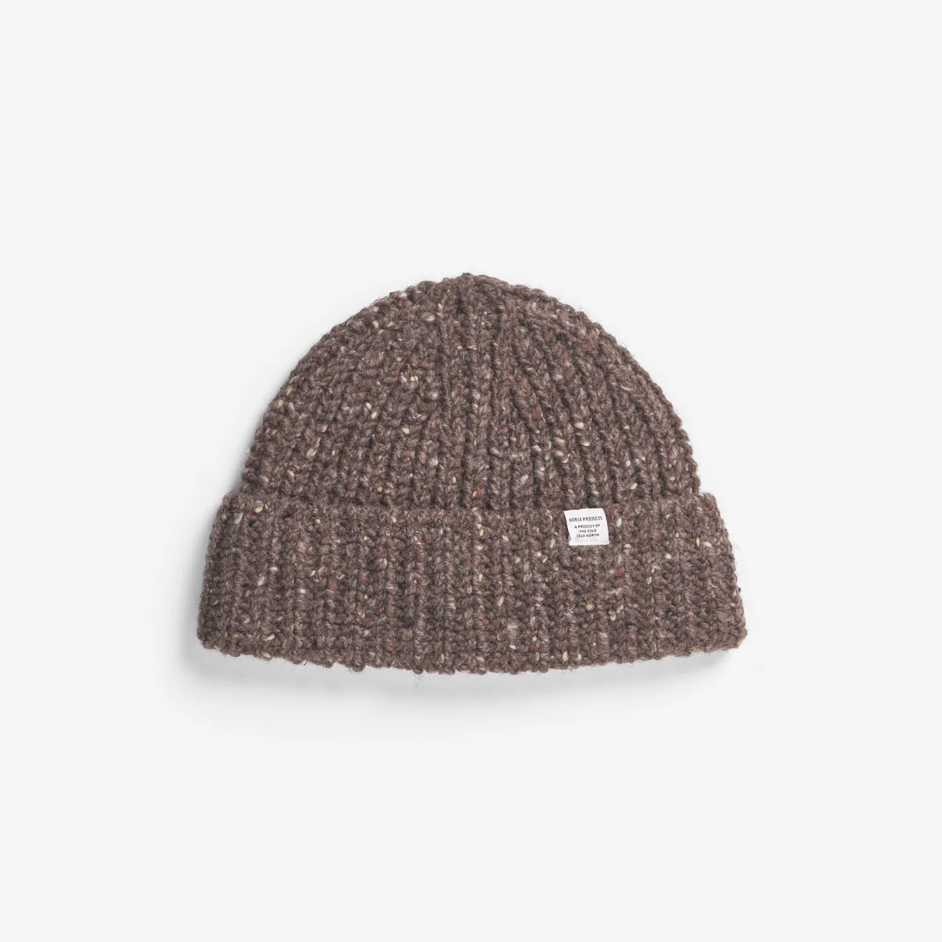 Daniel Donegal Rib Beanie - Seal Brown