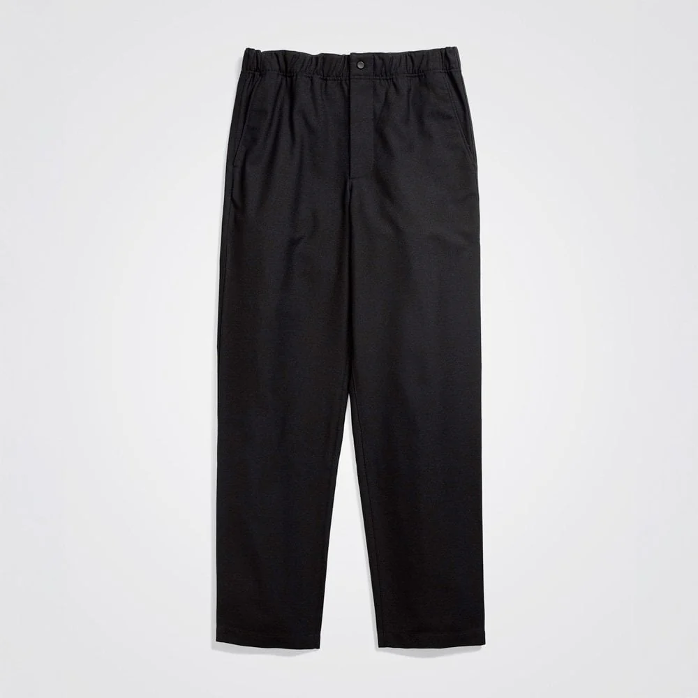 Ezra Relaxed Cotton Wool Twill Trousers
