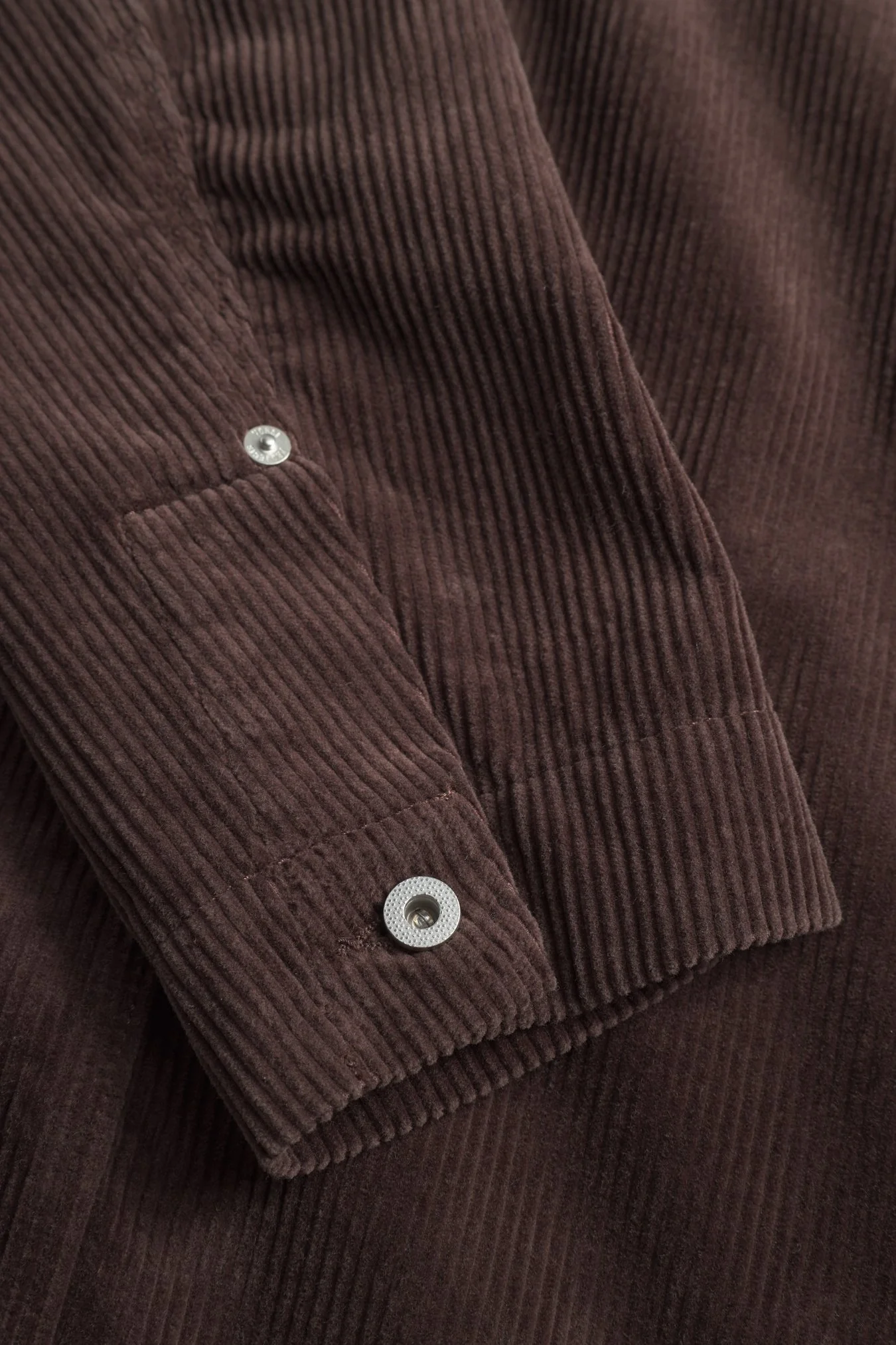 Folke Wide Corduroy Chore Jacket - Espresso - Image 6
