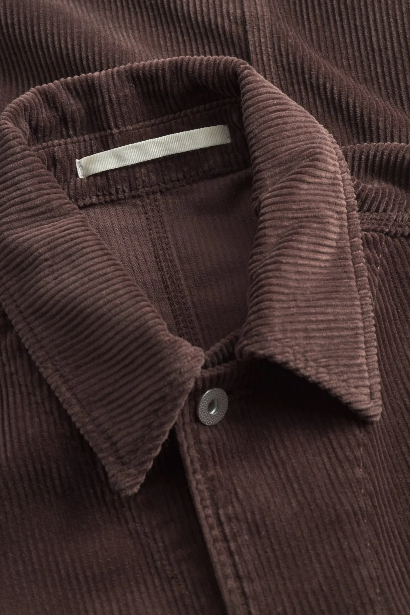 Folke Wide Corduroy Chore Jacket - Espresso - Image 8