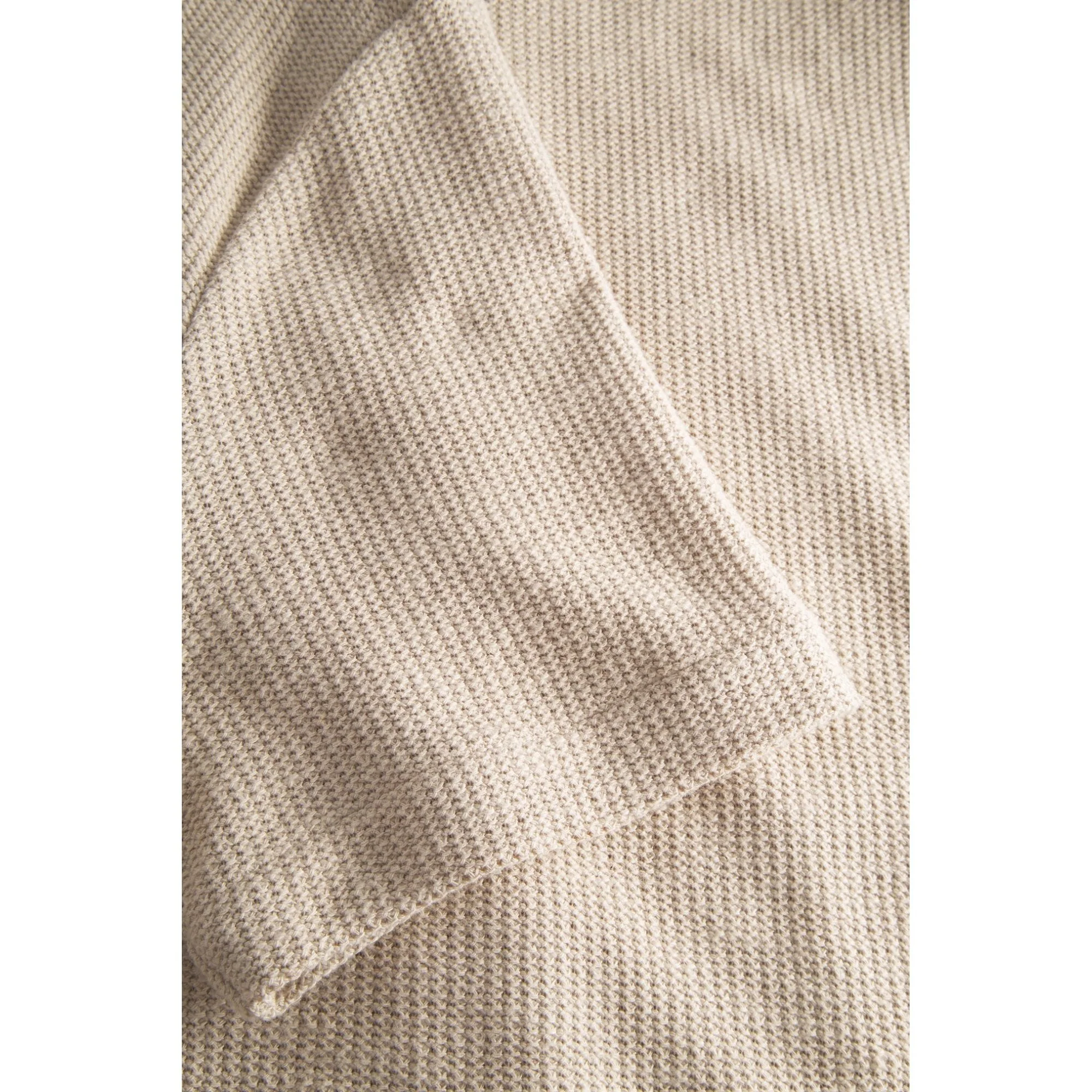 Gustav Crochet Jersey Shirt - Oatmeal - Image 6