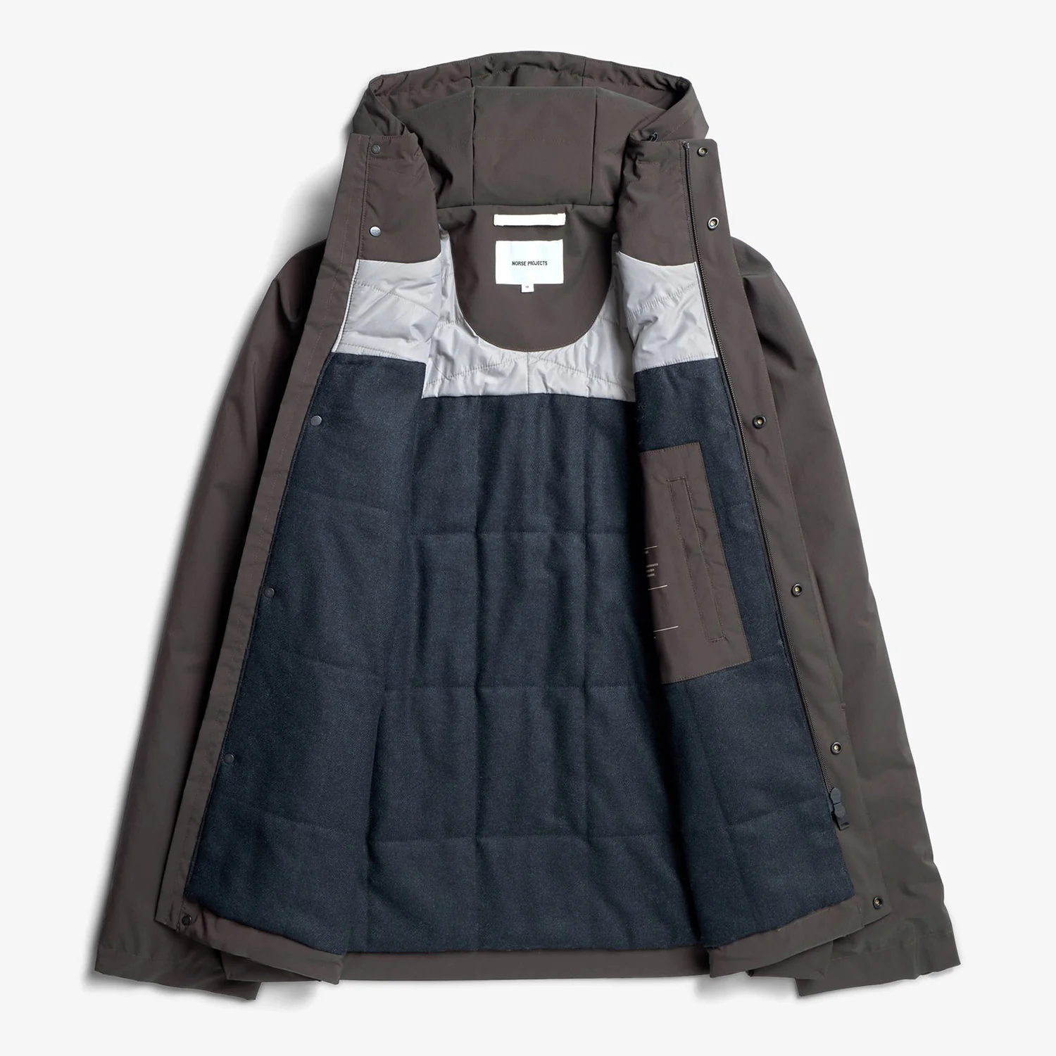 Herluf Alpinix Smart Merino Jacket - Seal Brown - Image 2