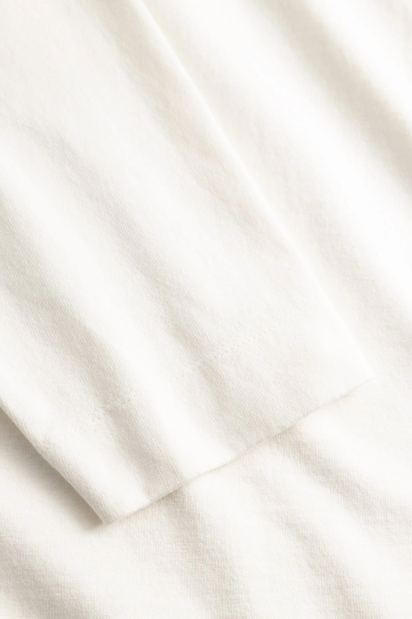 Isefjord Compact Cotton LS Polo - Ecru - Image 4