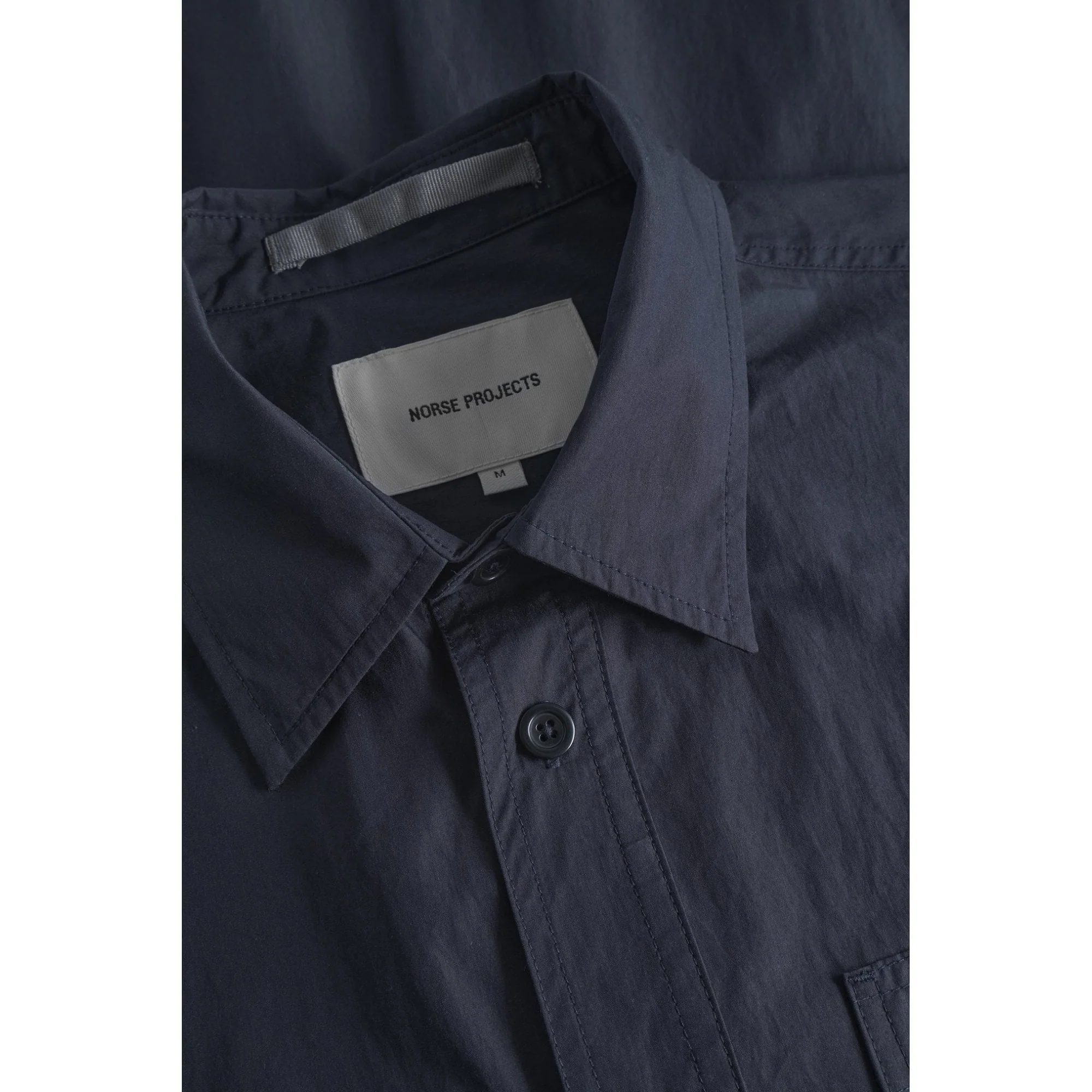 Ivan Tech Poplin SS Shirt - Dark Navy - Image 5