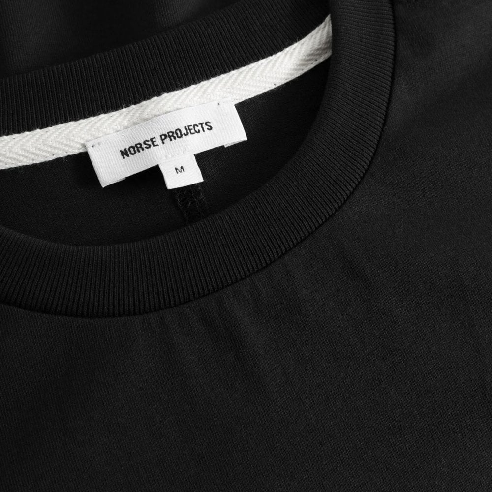 Johannes Organic Norse Logo T-shirt - Black - Image 3