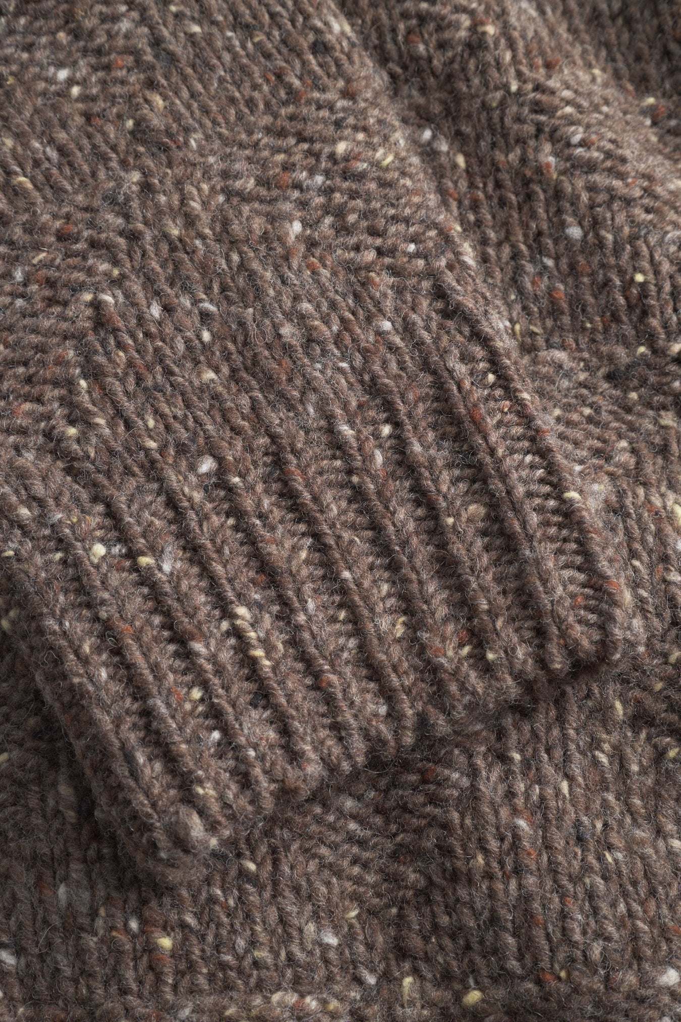Jonas Donegal Diamond Sweater - Seal Brown - Image 6