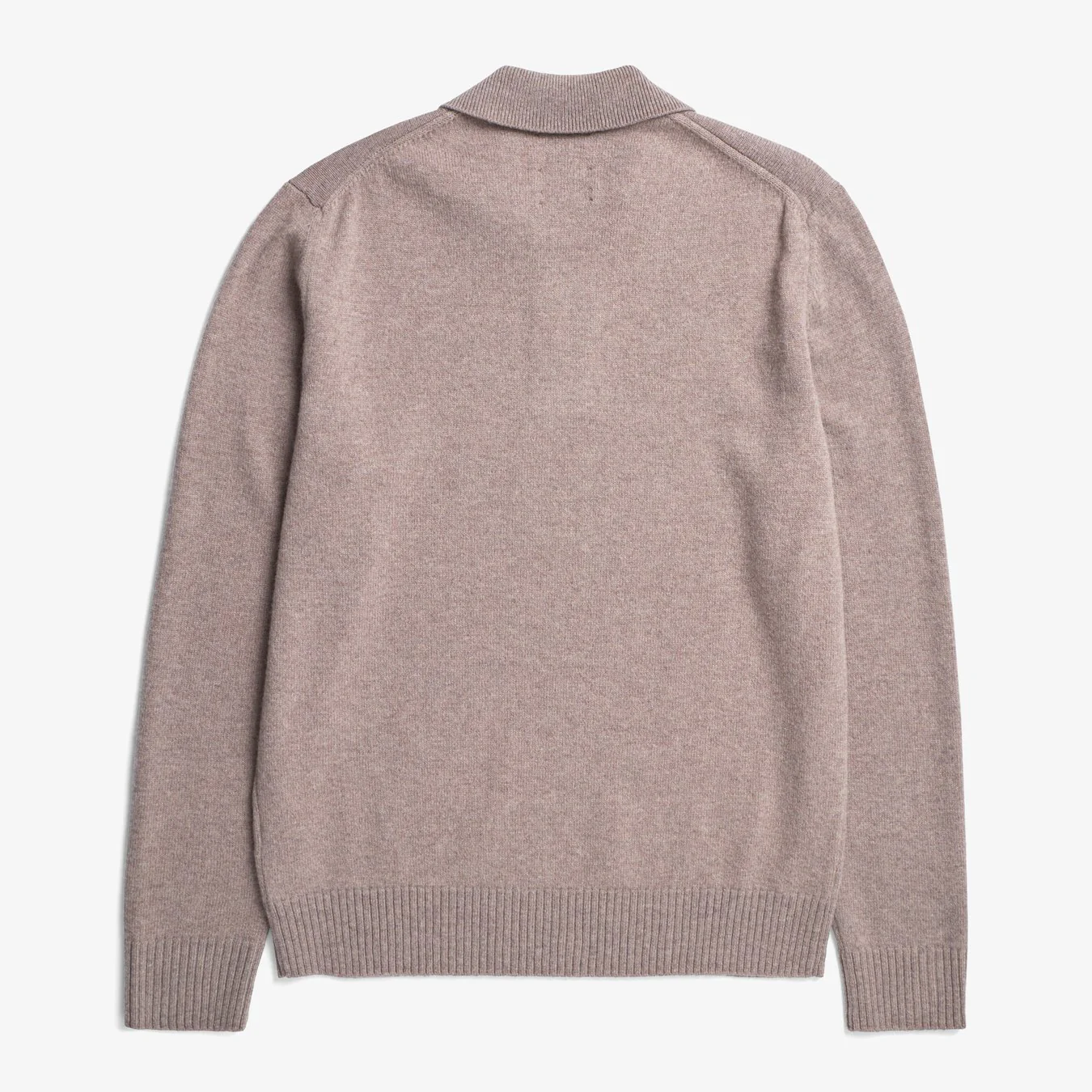 Norse Standard Merino Lambswool Polo - Clay - Image 3