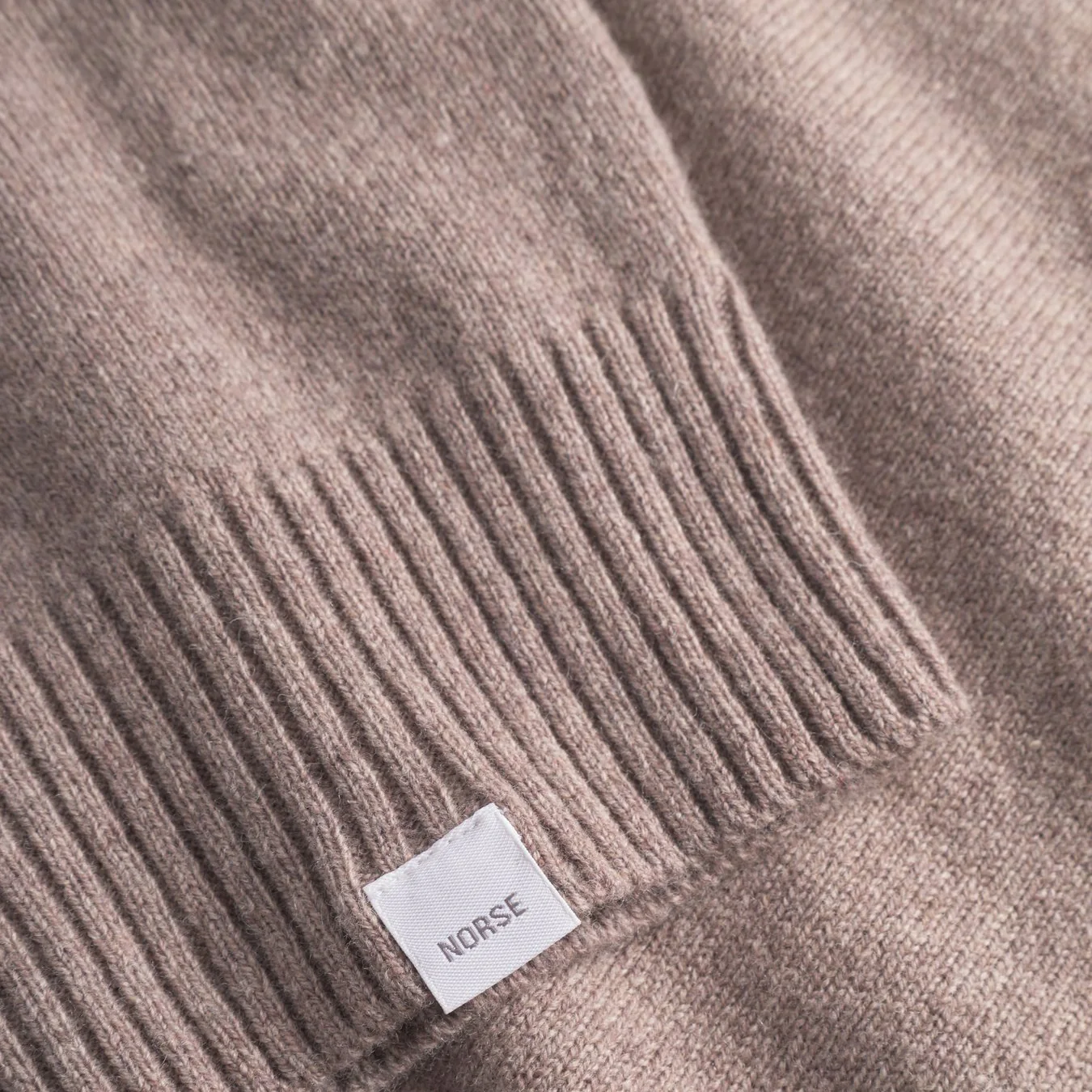 Norse Standard Merino Lambswool Polo - Clay - Image 5
