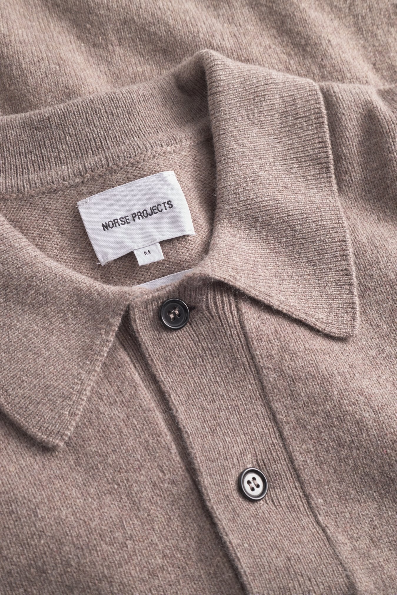 Norse Standard Merino Lambswool Polo - Clay - Image 6