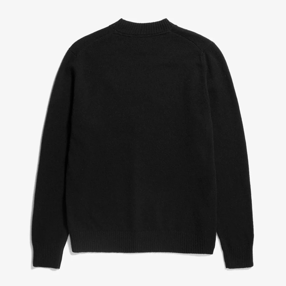 Norse Standard Merino Lambswool Sweater - Black - Image 2
