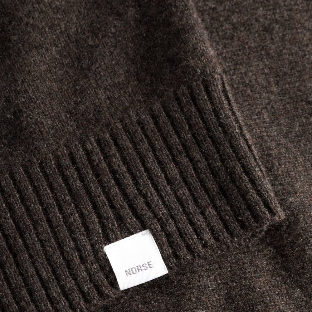 Norse Standard Merino Lambswool Sweater - Heathland Brown - Image 4