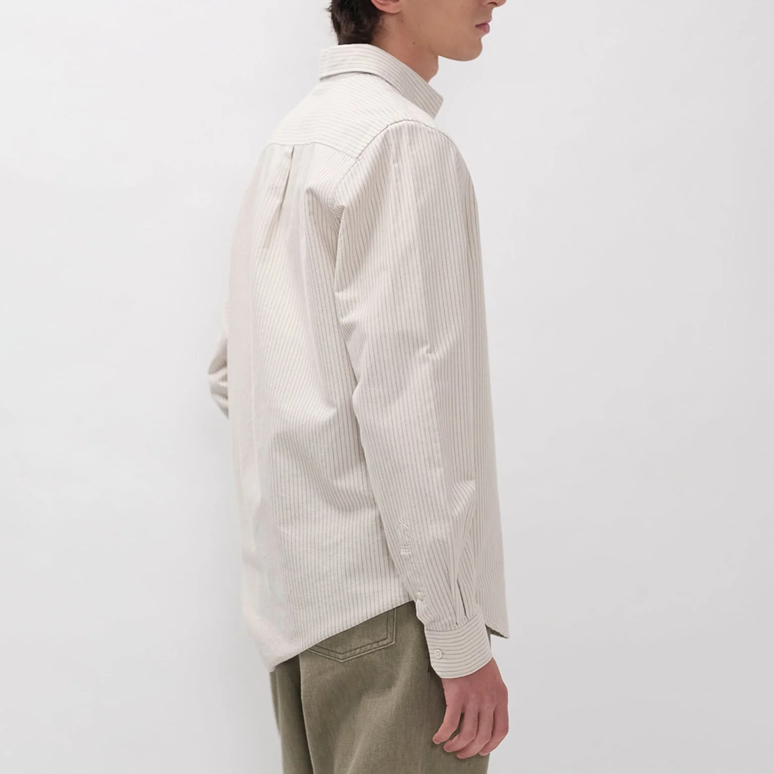 Norse Standard Oxford BD Shirt - Dark Dust Green - Image 4