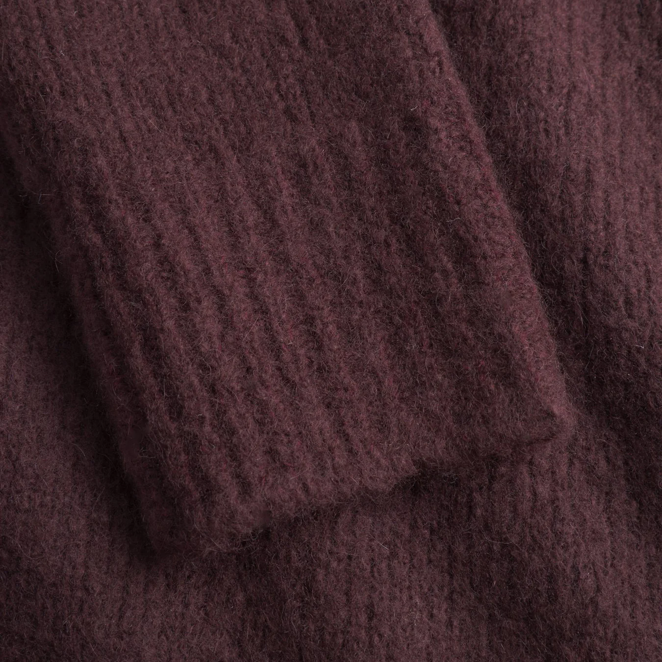 Rasmus Relaxed Brushed Polo - Mahogany - Image 5