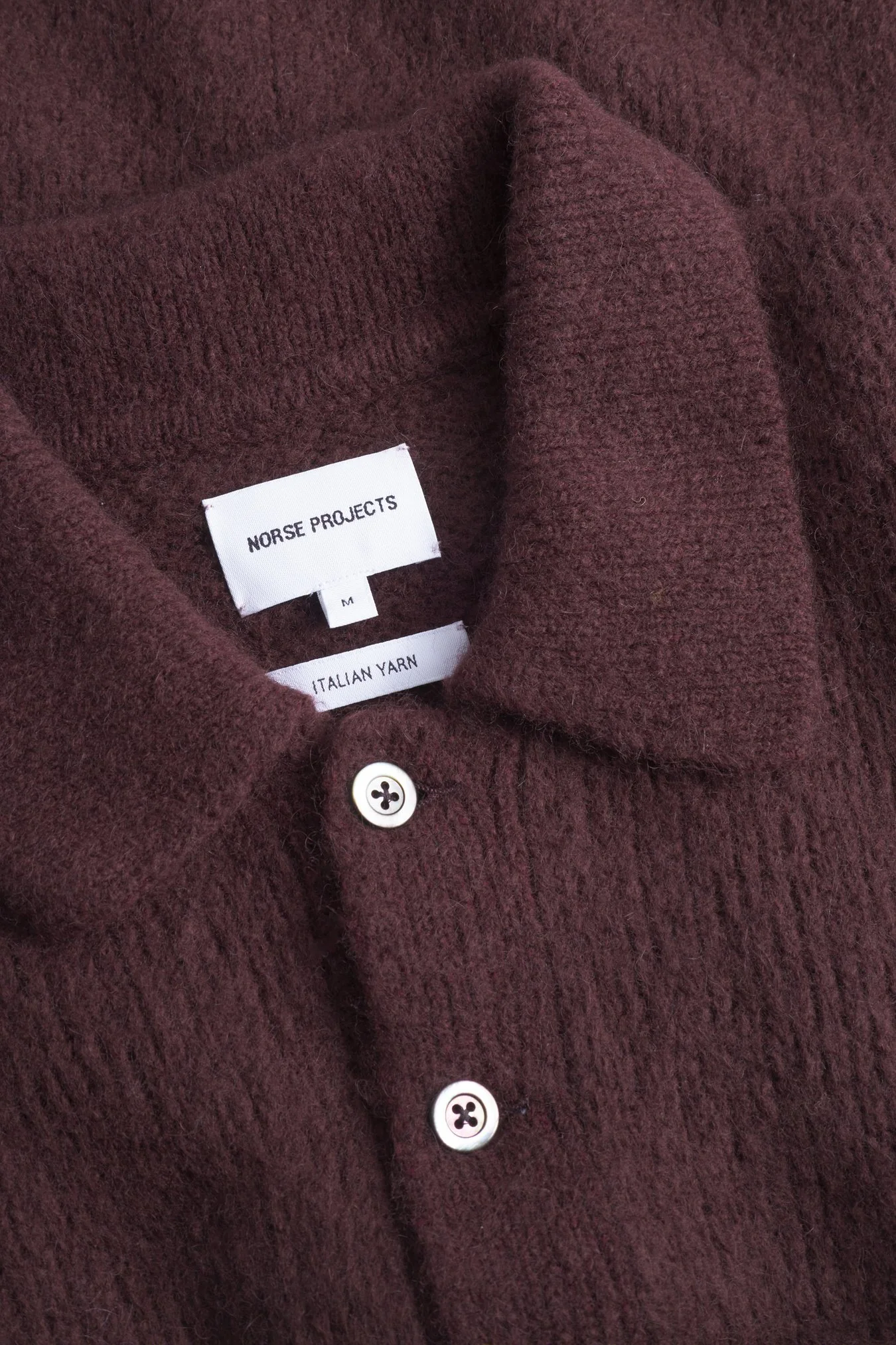 Rasmus Relaxed Brushed Polo - Mahogany - Image 6