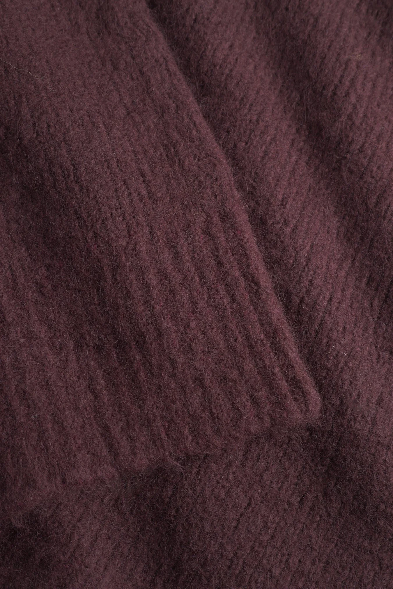 Rasmus Relaxed Brushed Polo - Mahogany - Image 7