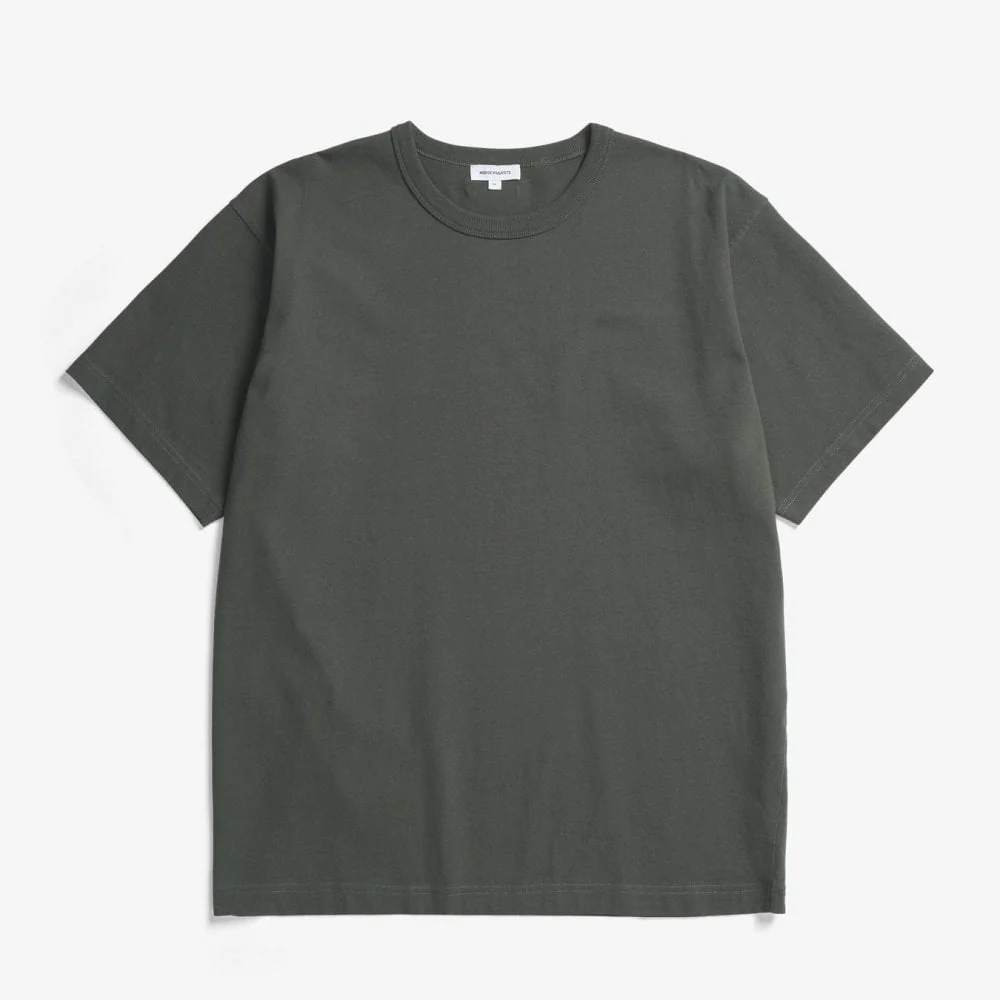 Simon Heavy T-shirt - Black Olive