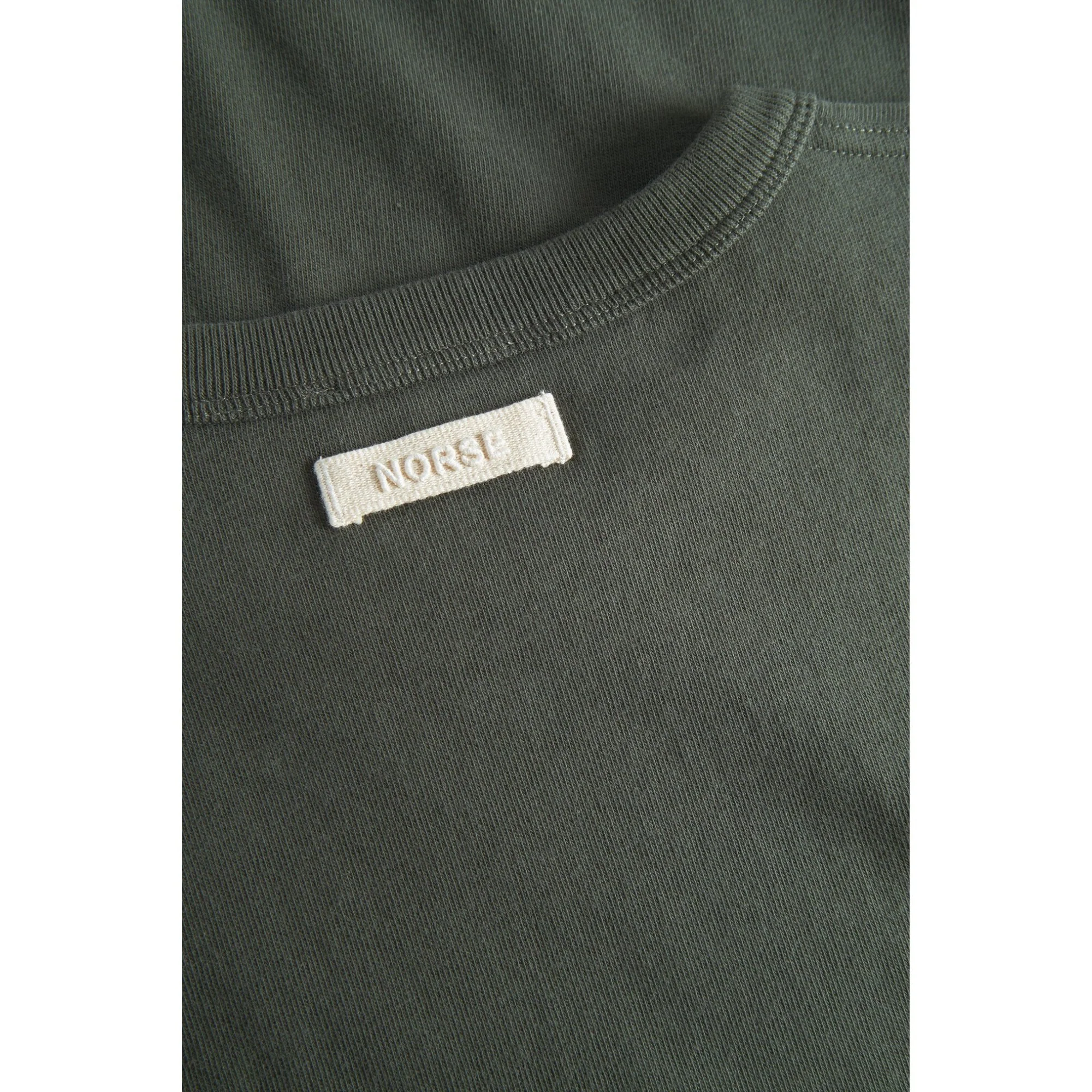 Simon Heavy T-shirt - Black Olive - Image 6