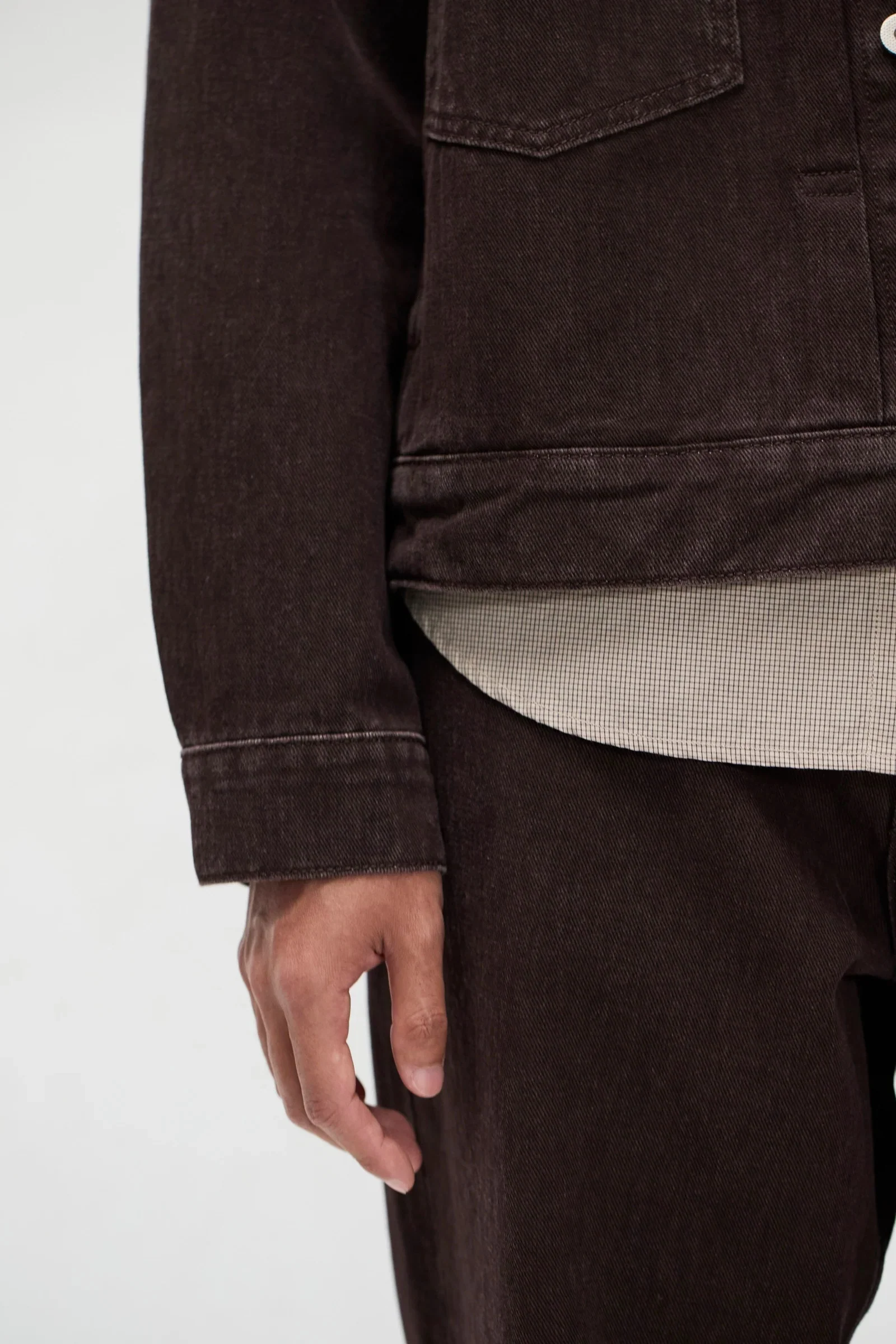 Storadal Resist Dyed Twill Type II Jacket - Shale - Image 6