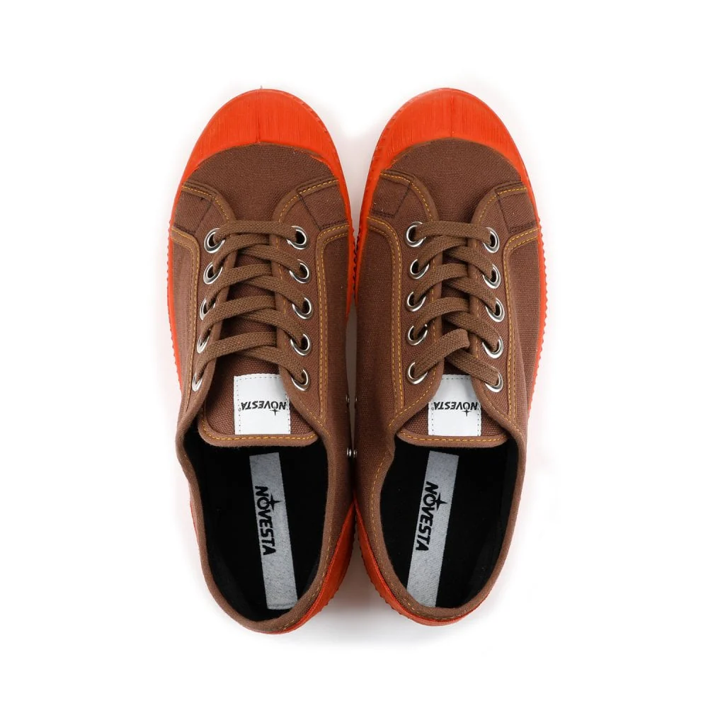 Star Master Canvas X Suede - Brown / Orange - Image 3